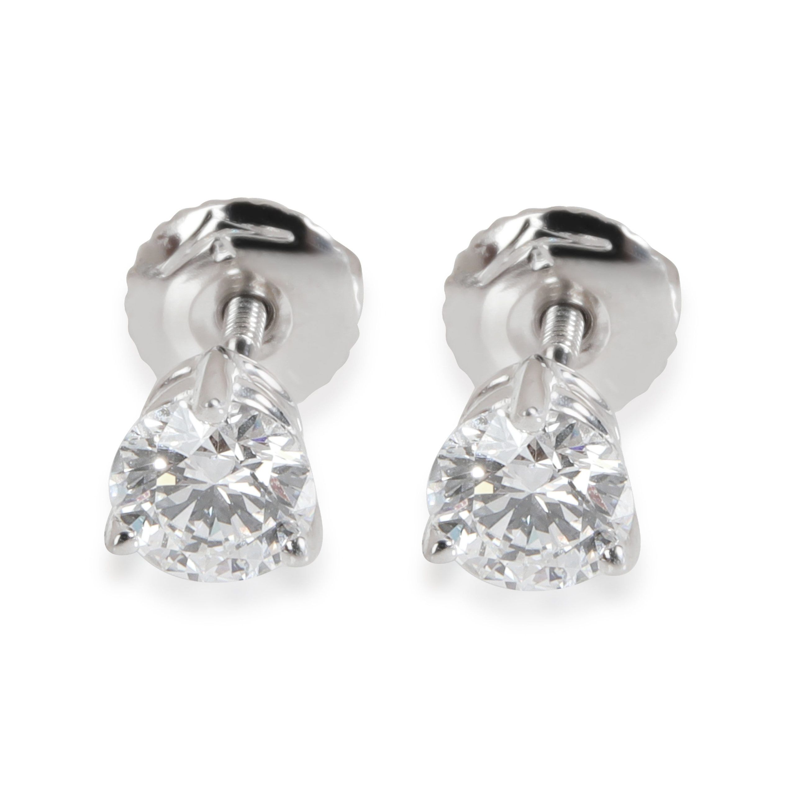 Other 3 Prong Diamond Stud Earring in Platinum D VS1 0.82 CTW Size ONE SIZE - 1 Thumbnail