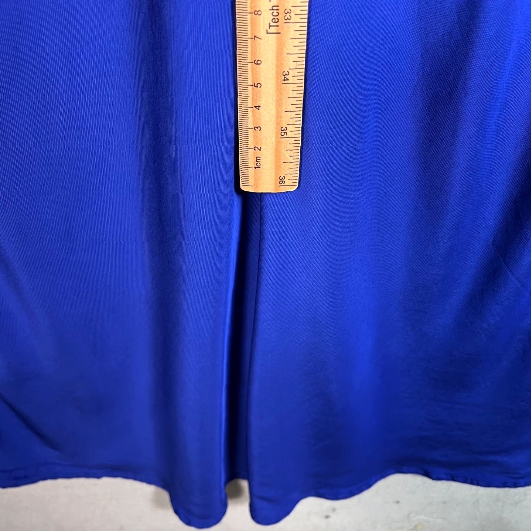 Arket Arket Womens Dress Blue Midi Long Sleeve Tie Waist 36 EUR Bohemian A-Line Size XS / US 0-2 / IT 36-38 - 7 Thumbnail
