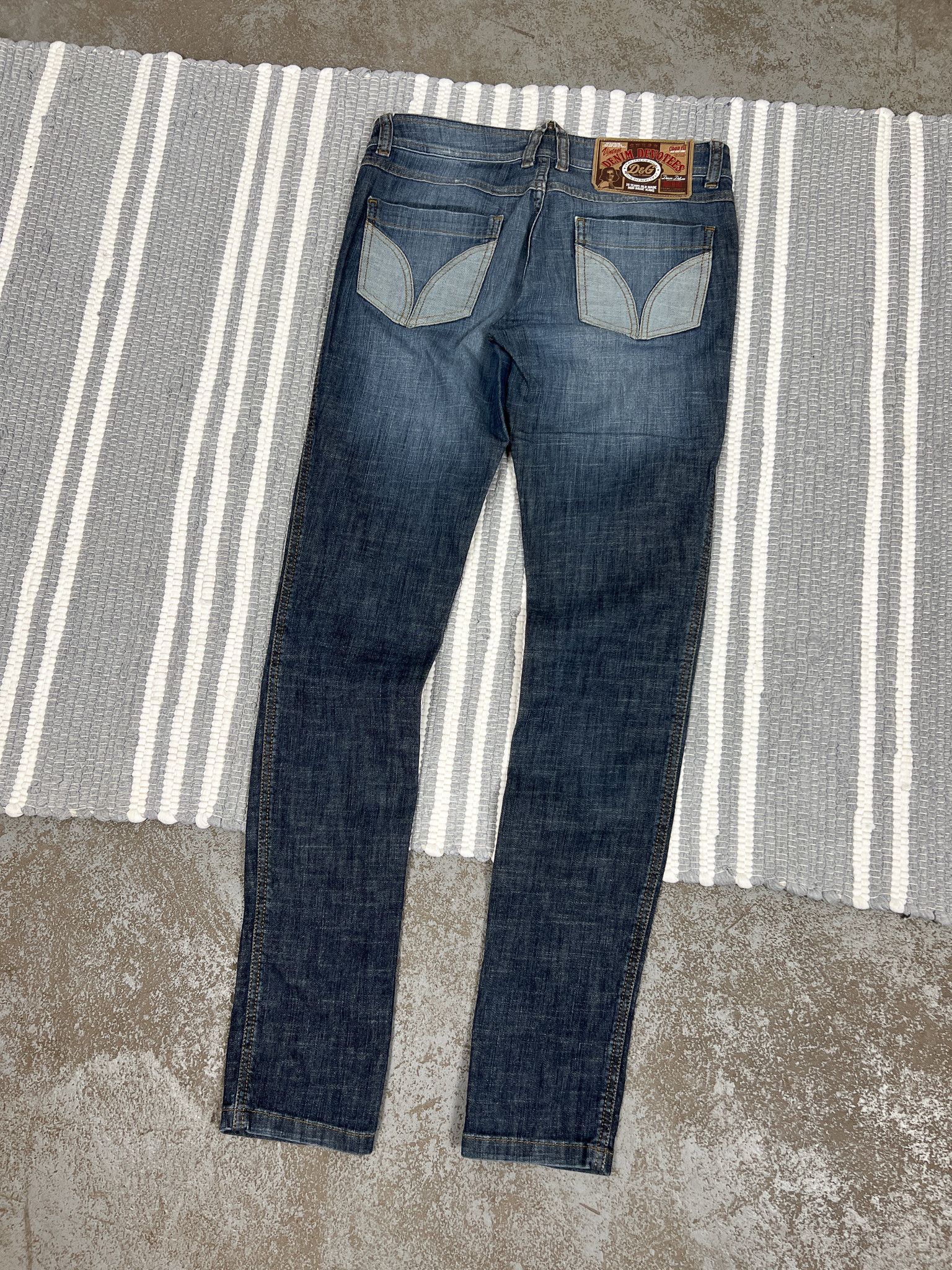 Dolce & Gabbana Vintage Dolce & Gabbana D&G Blue Denim Jeans Pants Size 24" / US 00 / IT 34 - 2 Thumbnail