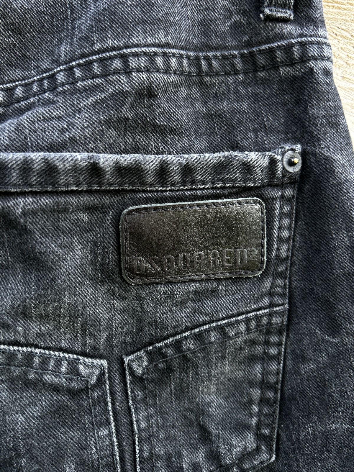Dsquared2 00s Vintage Dsquared2 Avant Garde Washed Denim Jeans Size US 30 / EU 46 - 9 Thumbnail