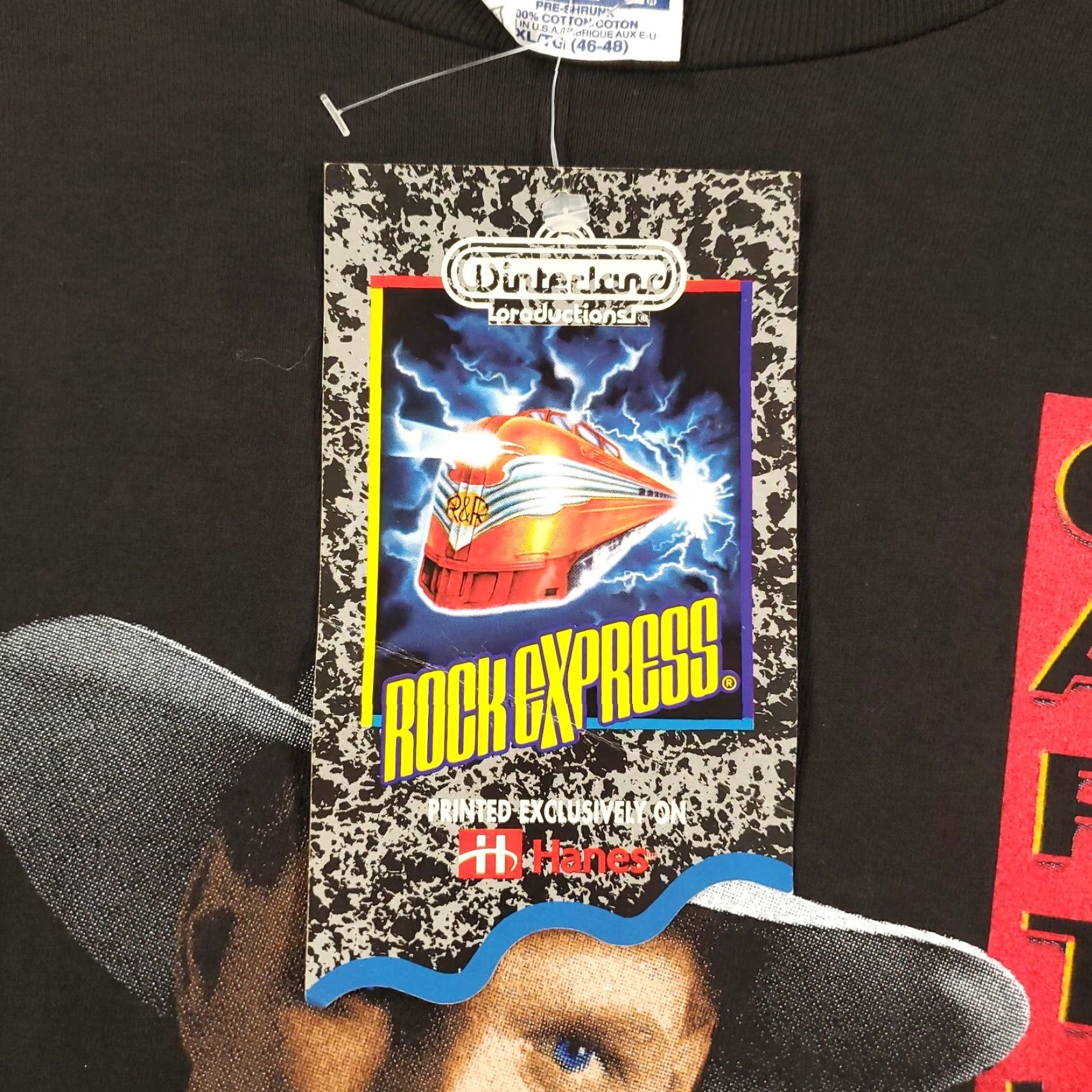 Hanes VINTAGE Hanes Beefy-T Shirt XL Black 90s Garth Brooks Cowboy Music Western Short Sleeve Crew Neck Mens Size US XL / EU 56 / 4 - 2 Thumbnail