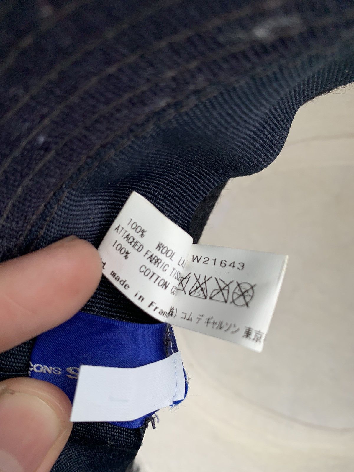 Comme des Garcons Denim Bucket Hat Size ONE SIZE - 10 Thumbnail