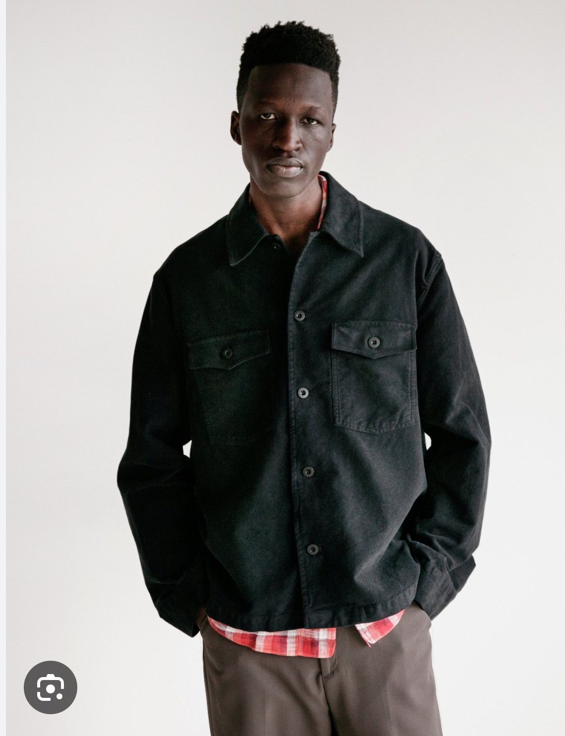 Our Legacy - Evening Coach Jacket Black Fleecy Tech