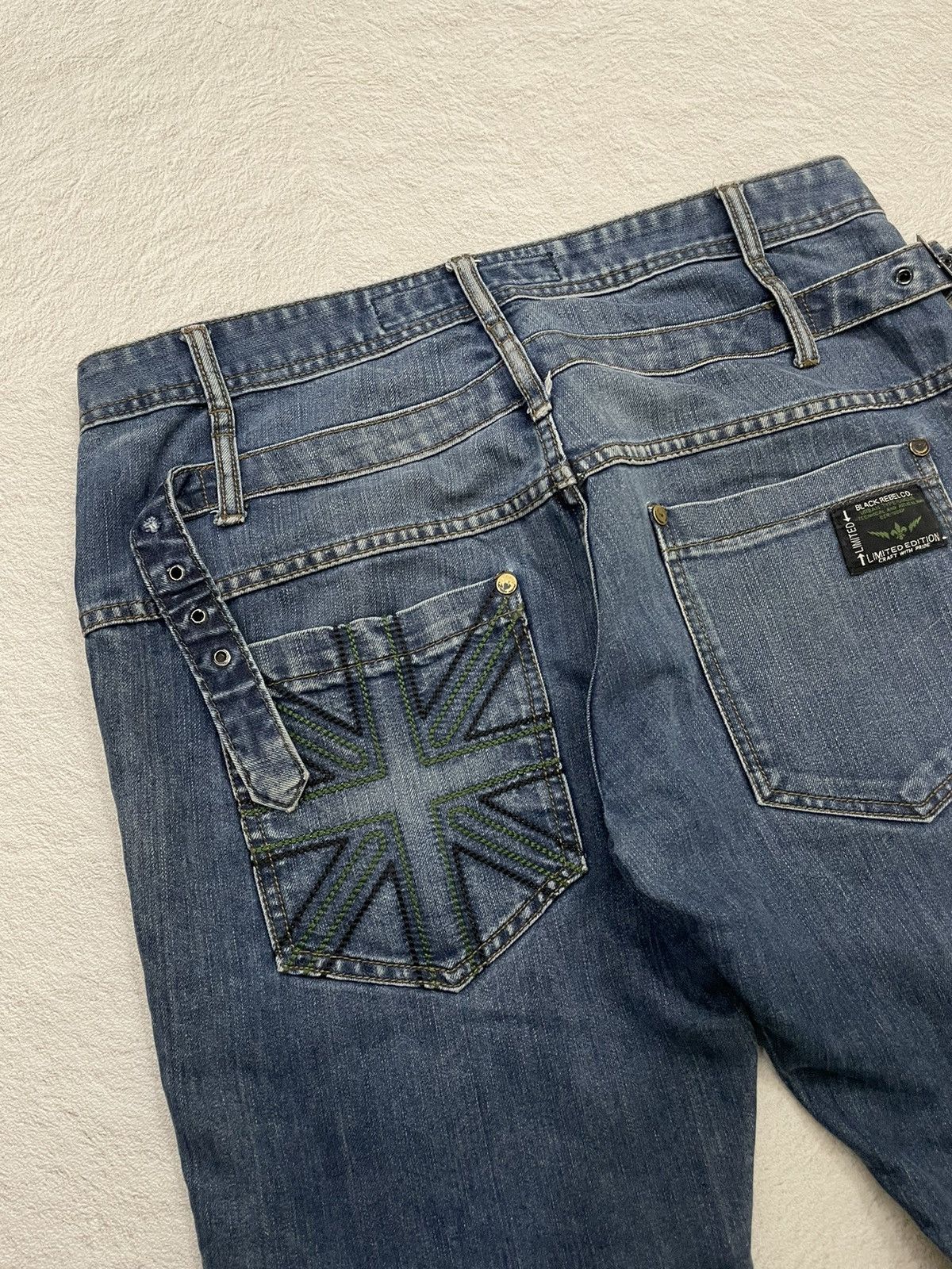 Hysteric Glamour 2000s blacklabel japan double Wasit Denim Wash Size US 34 / EU 50 - 10 Thumbnail