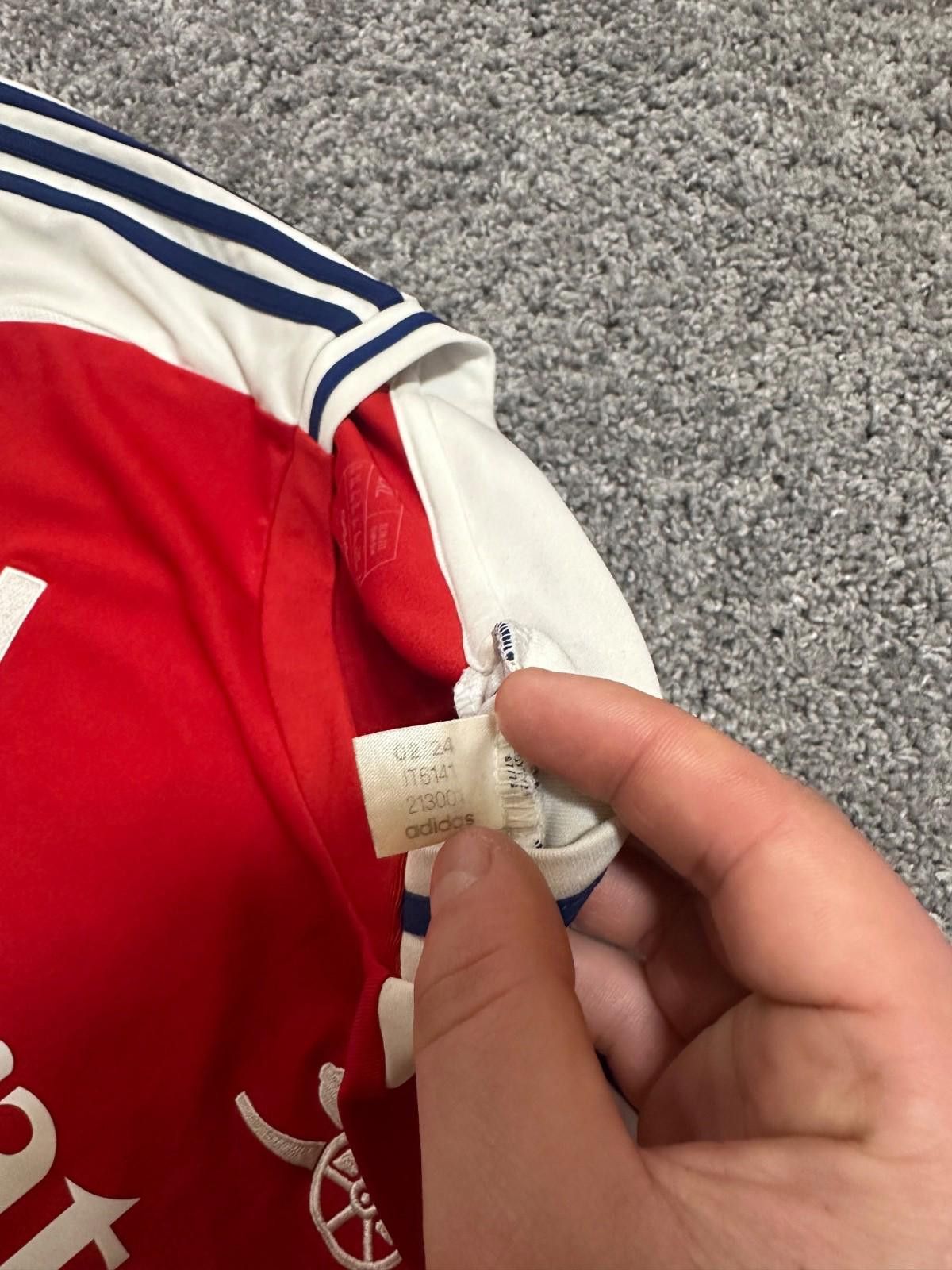Adidas ODEGAARD Adidas Arsenal 2024/25 Football Shirt Soccer Jersey Size US XXL / EU 58 / 5 - 6 Thumbnail