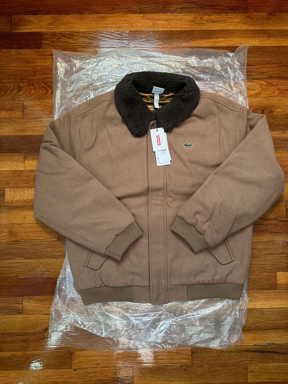 Supreme sales lacoste jacket