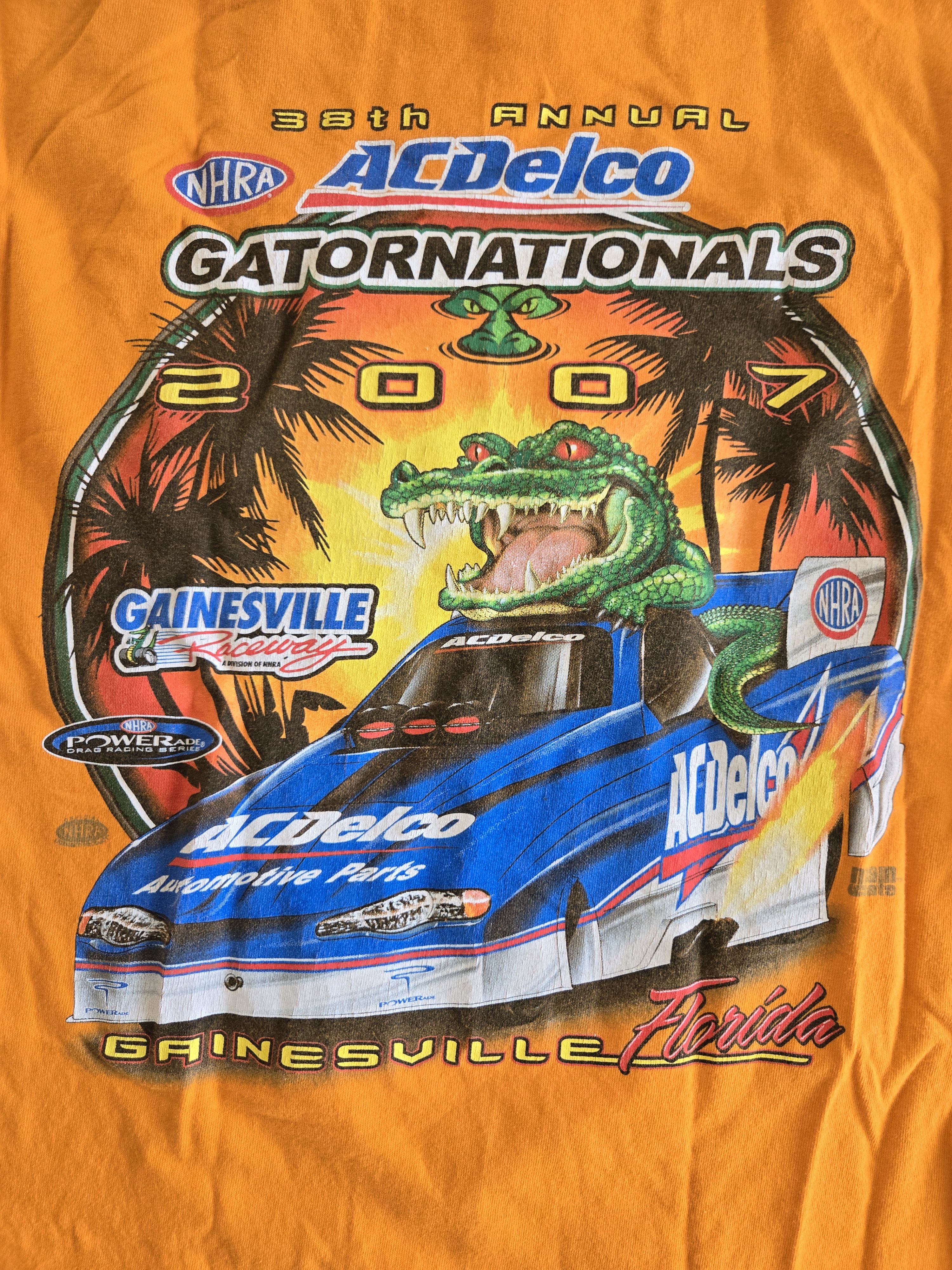 Anvil Vintage 2007 NHRA Gator Nationals Racing Tee AC Delco G Size US M / EU 48-50 / 2 - 6 Thumbnail