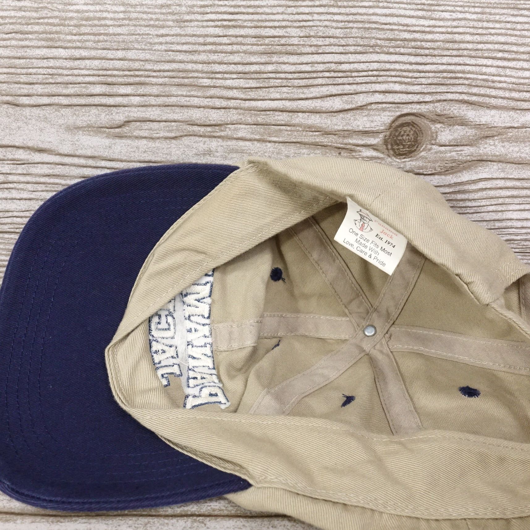 Panama Jack PANAMA JACK BASEBALL CAP ADJUSTABLE TAN BEIGE UNISEX ADULTS Size ONE SIZE - 7 Thumbnail