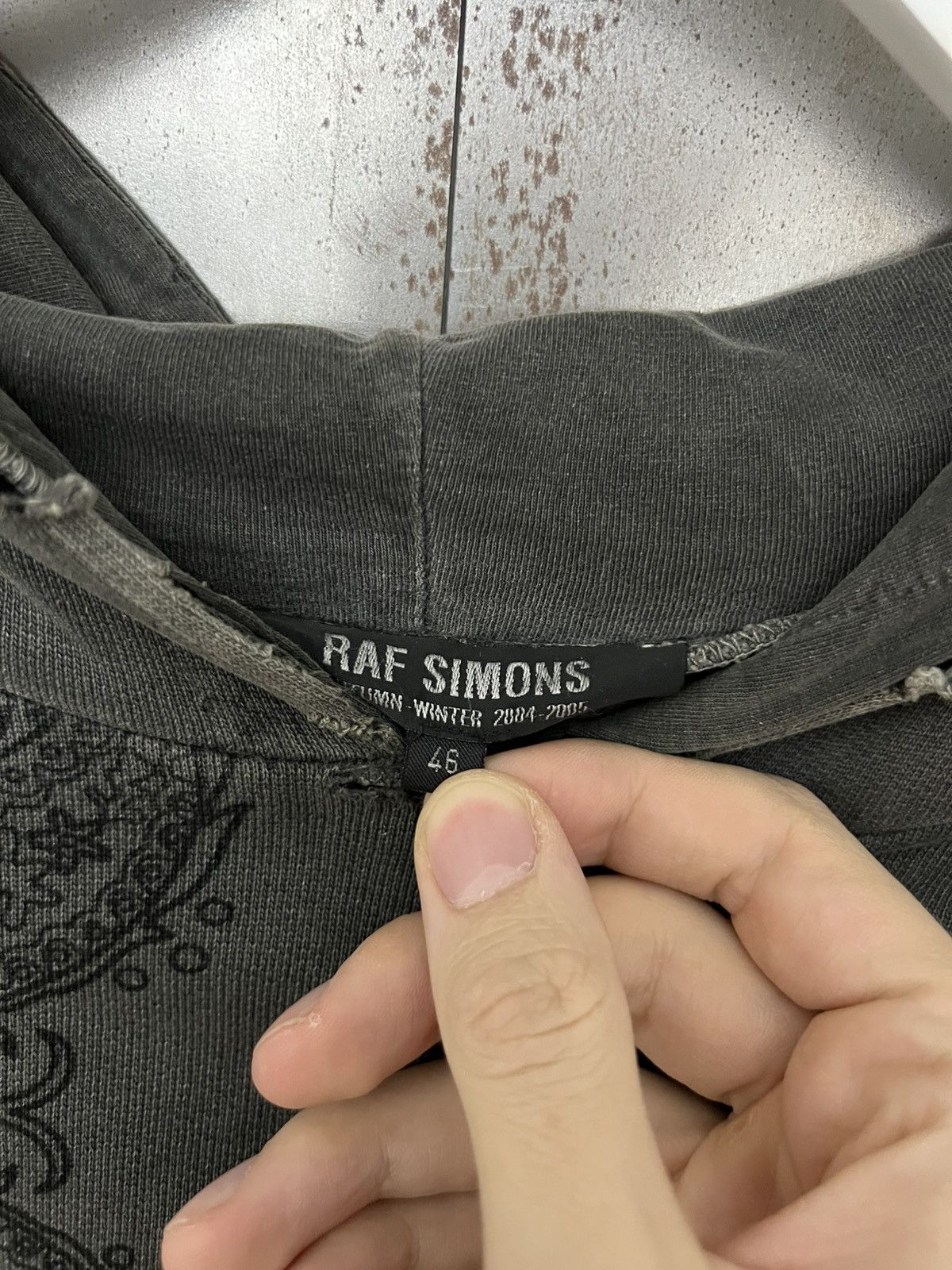 Raf Simons Raf Simons AW04 Waves Paisley Hoodie Size US L / EU 52-54 / 3 - 3 Thumbnail