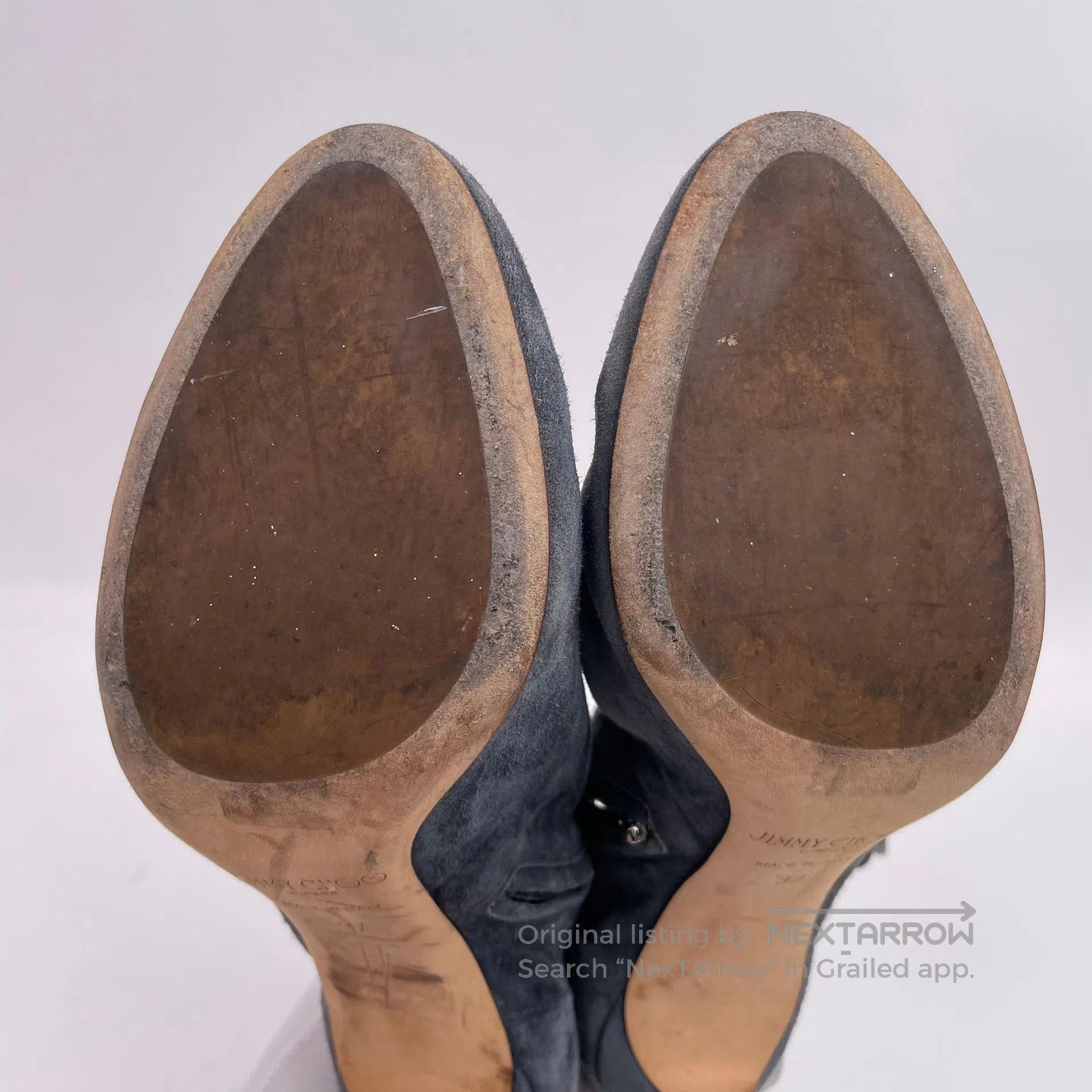 Jimmy Choo Jimmy Choo Gray high-heeled short boots size 37| Size US 6.5 / IT 36.5 - 8 Thumbnail