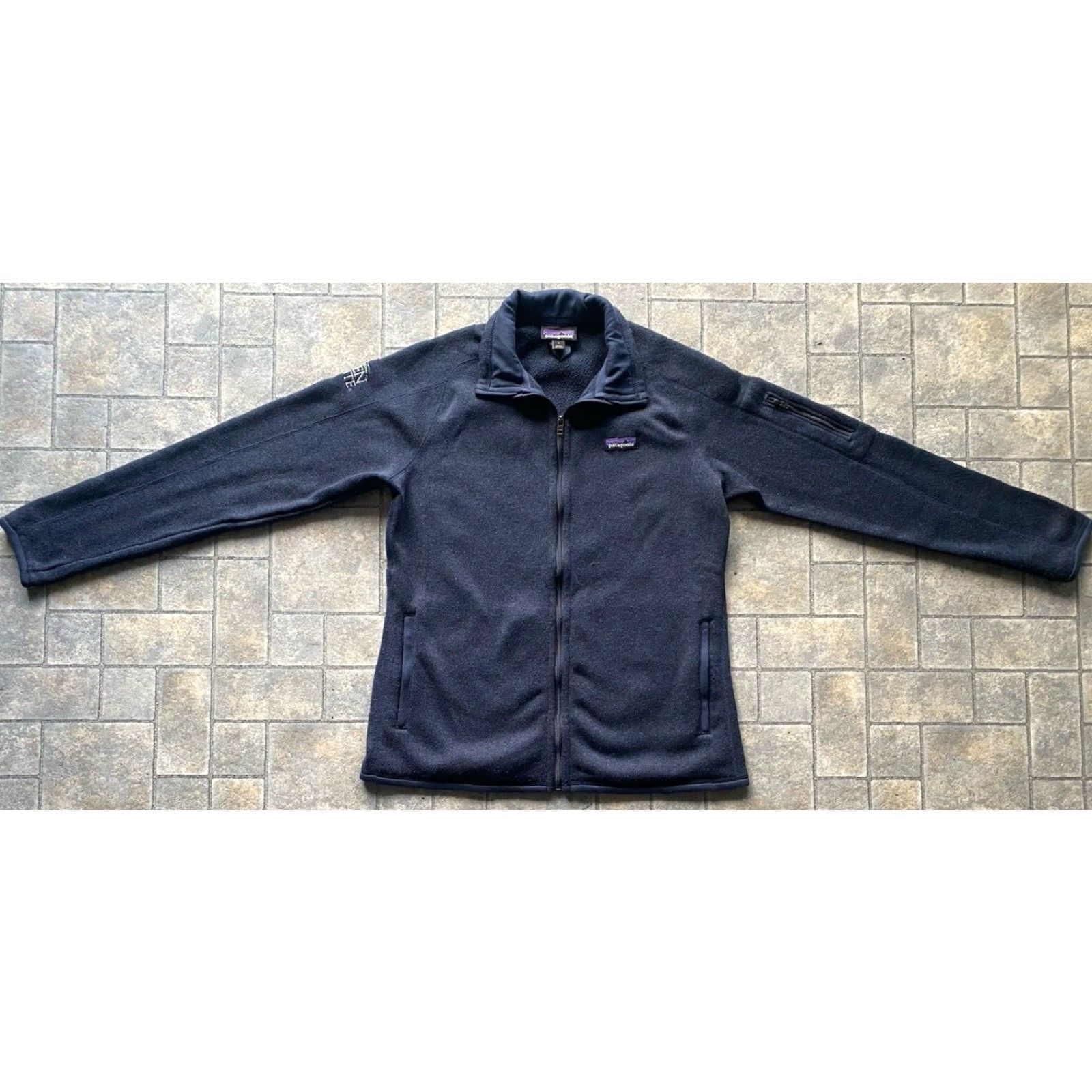 Patagonia Patagonia Sweatshirt Full Zip Women L Blue Embroidered Size L / US 10 / IT 46 - 2 Thumbnail