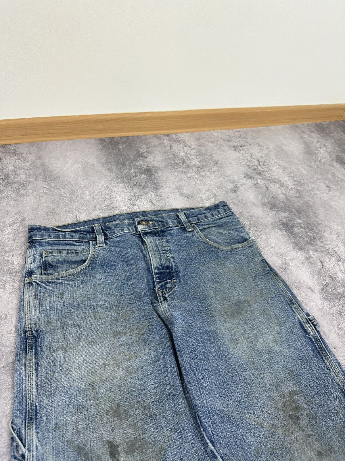 Dickies Vintage Dickies Distressed Denim Carpenter Work USA Pants Size US 32 / EU 48 - 12 Thumbnail