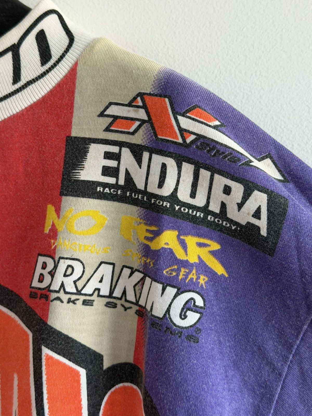 Honda *RARE* 90s VINTAGE JERSEY MOTOCROSS SINISALO AOP RARE Size US XL / EU 56 / 4 - 13 Thumbnail