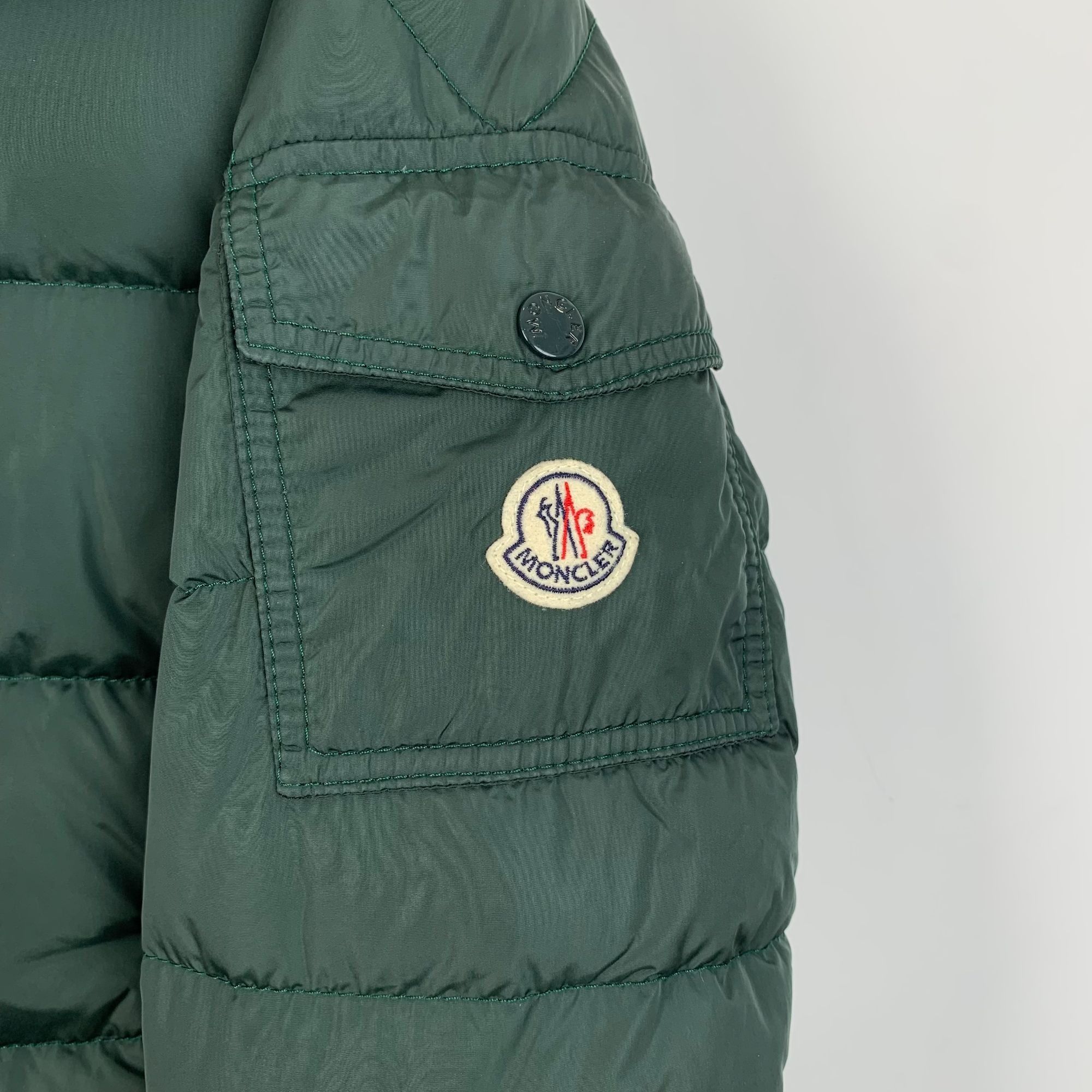 Moncler Moncler Maya Series Green Hooded Quilted Down Jacket Size S Size S / US 4 / IT 40 - 5 Thumbnail