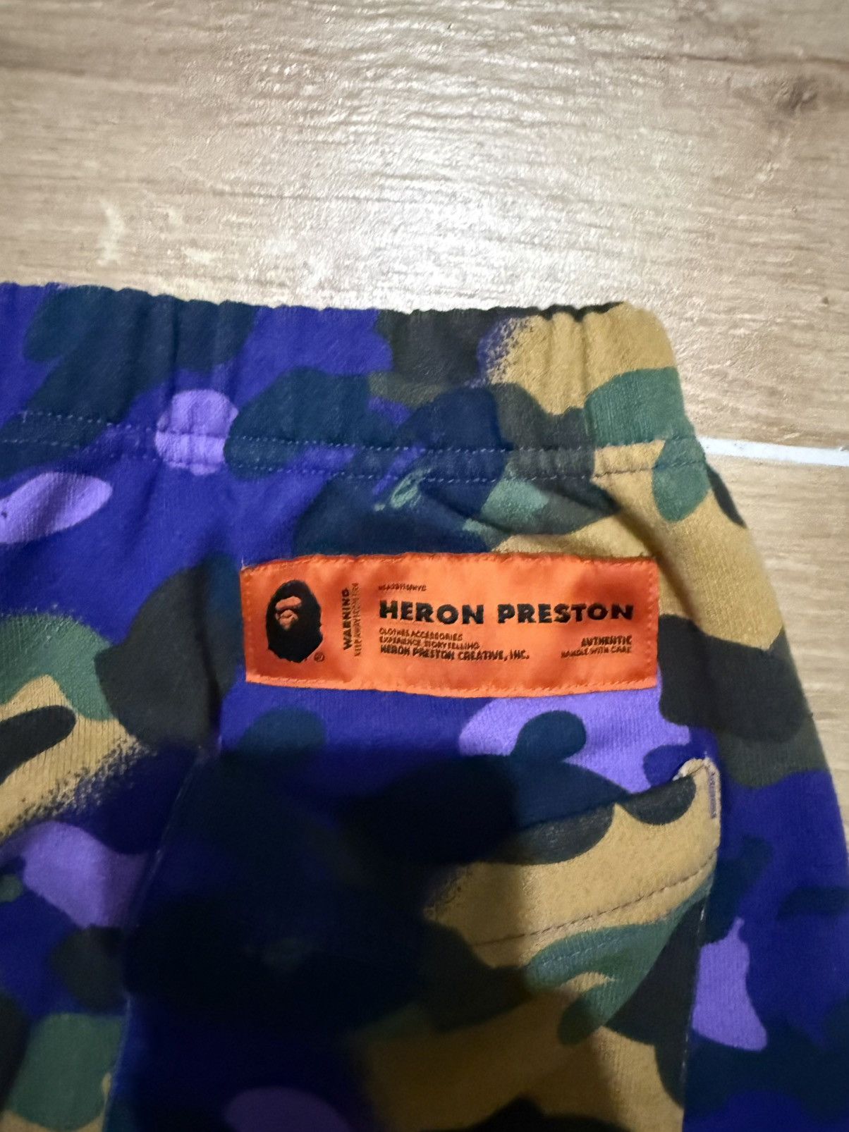 Bape × Heron Preston BAPE x Heron Preston Multi Color Star Sweatpants Size US 30 / EU 46 - 7 Thumbnail