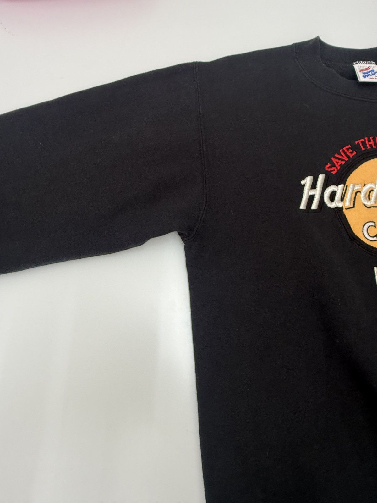 Hard Rock Cafe 🔥 90's USA Solid Black Hard Rock Cafe Maui Sweatshirt - S Size US S / EU 44-46 / 1 - 5 Thumbnail