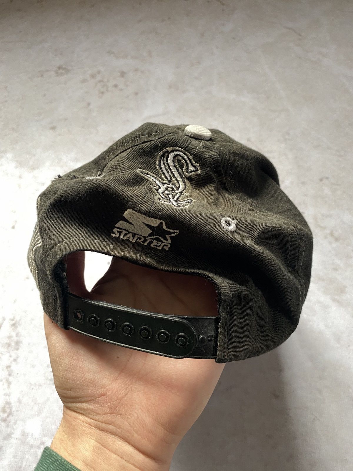 MLB × Starter × Vintage Vintage 90s Chicago White Sox Cap Hat Starter Street Style Size ONE SIZE - 2 Thumbnail