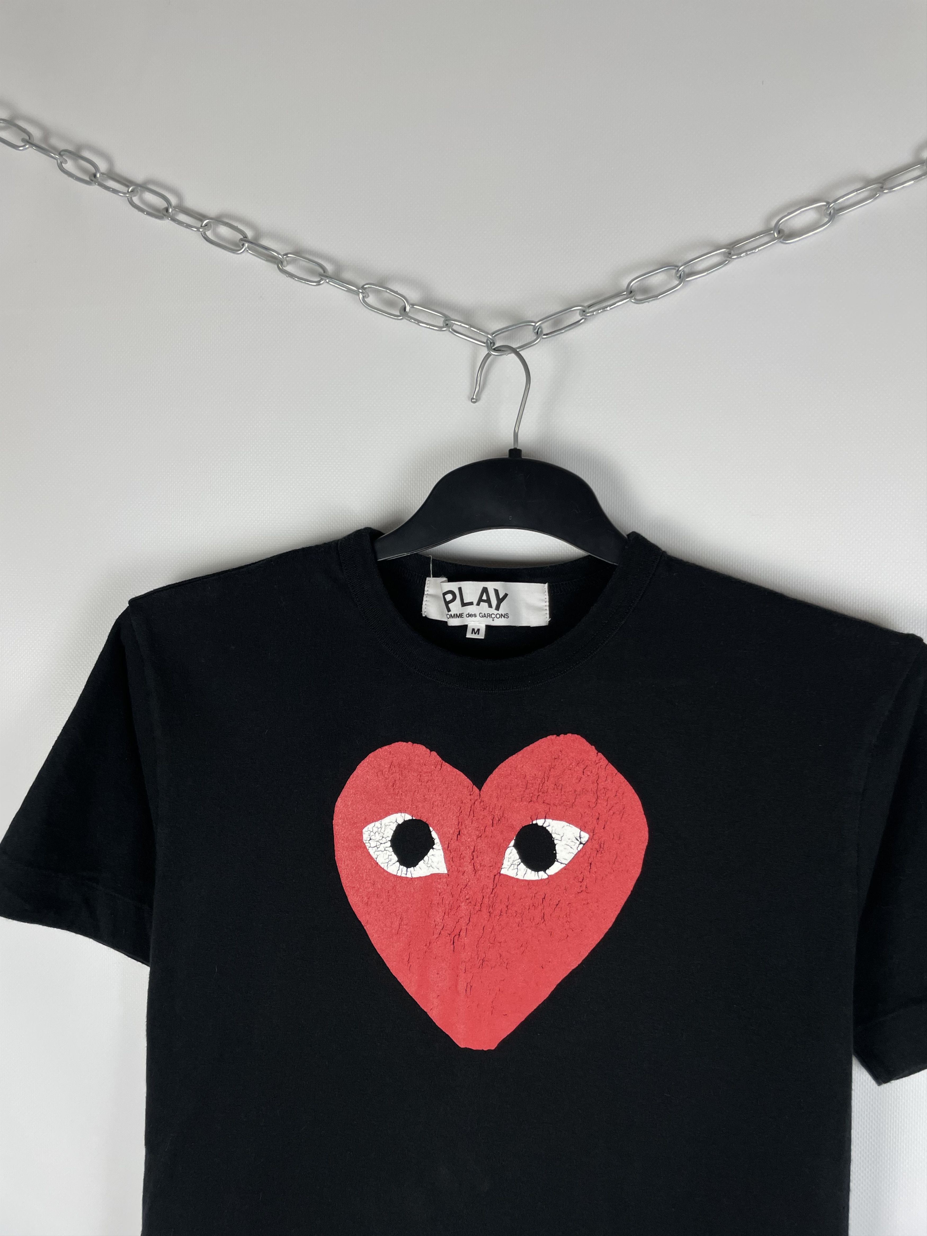 Comme des Garcons Play Comme des Garçons tee logo hearts Size M / US 6-8 / IT 42-44 - 3 Thumbnail