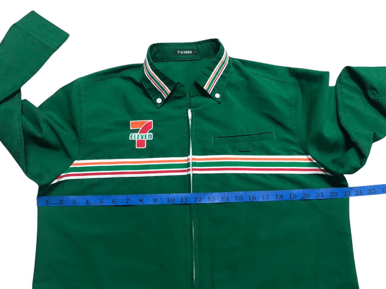 Japanese Brand × Uniform Wares × Vintage Vintage 90s 7 Eleven Shirt Uniform Long Sleeve Size US L / EU 52-54 / 3 - 20 Thumbnail