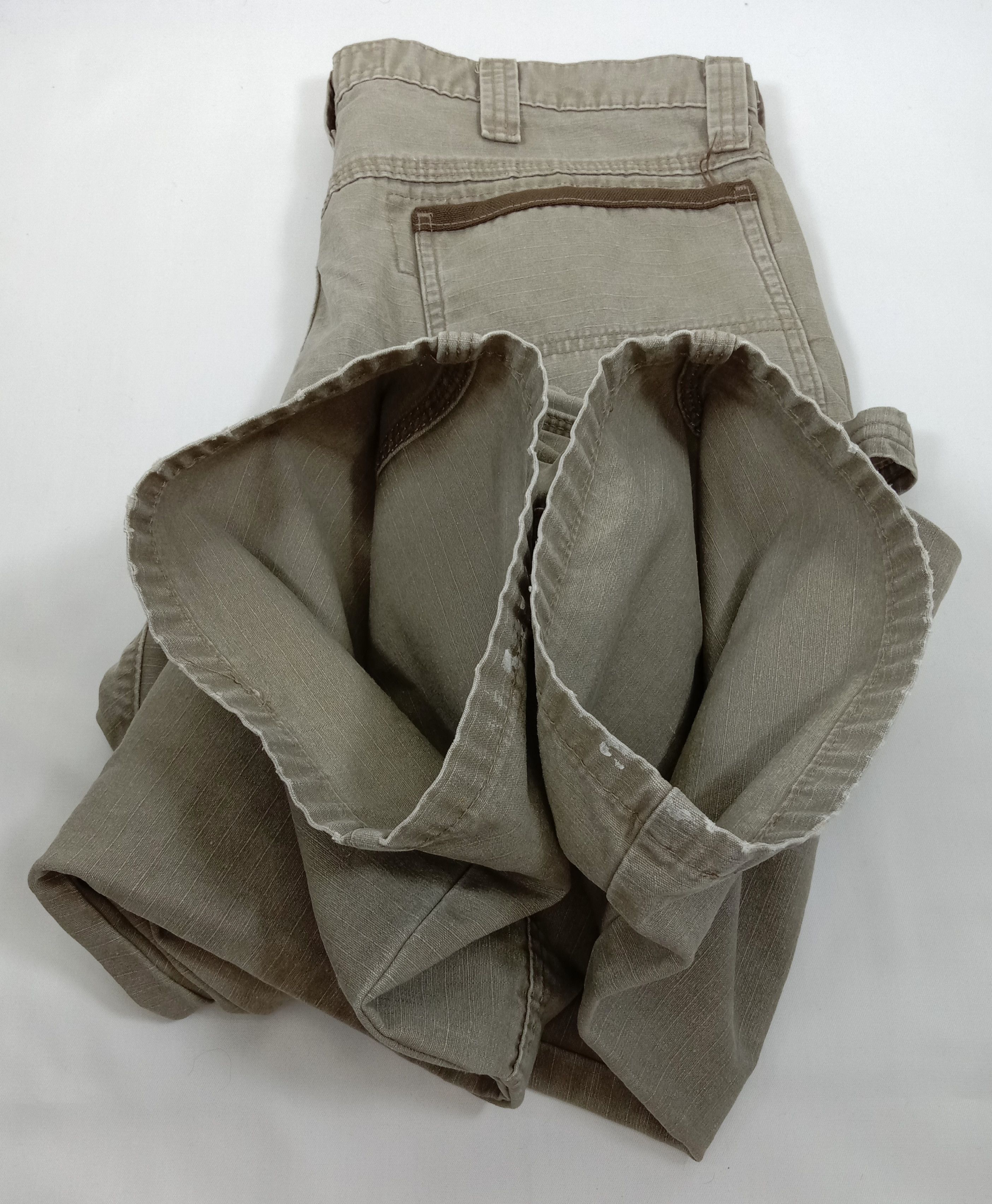 Wrangler Vintage Wrangler Rigg Carpenters Double Knee Cargo Jeans Size US 35 - 16 Thumbnail