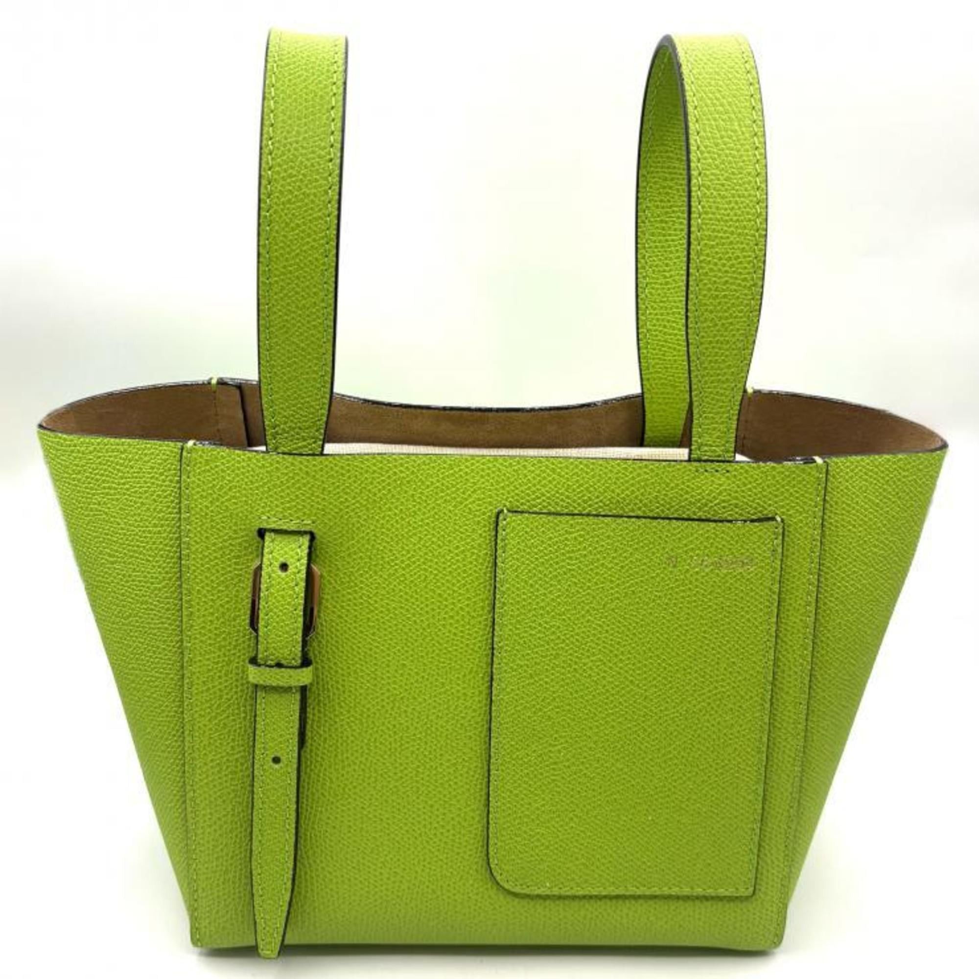 Valextra Valextra Bucket Micro Shoulder Bag, Apple Green (WBSF0090028LOCTFVE) Size ONE SIZE - 1 Thumbnail