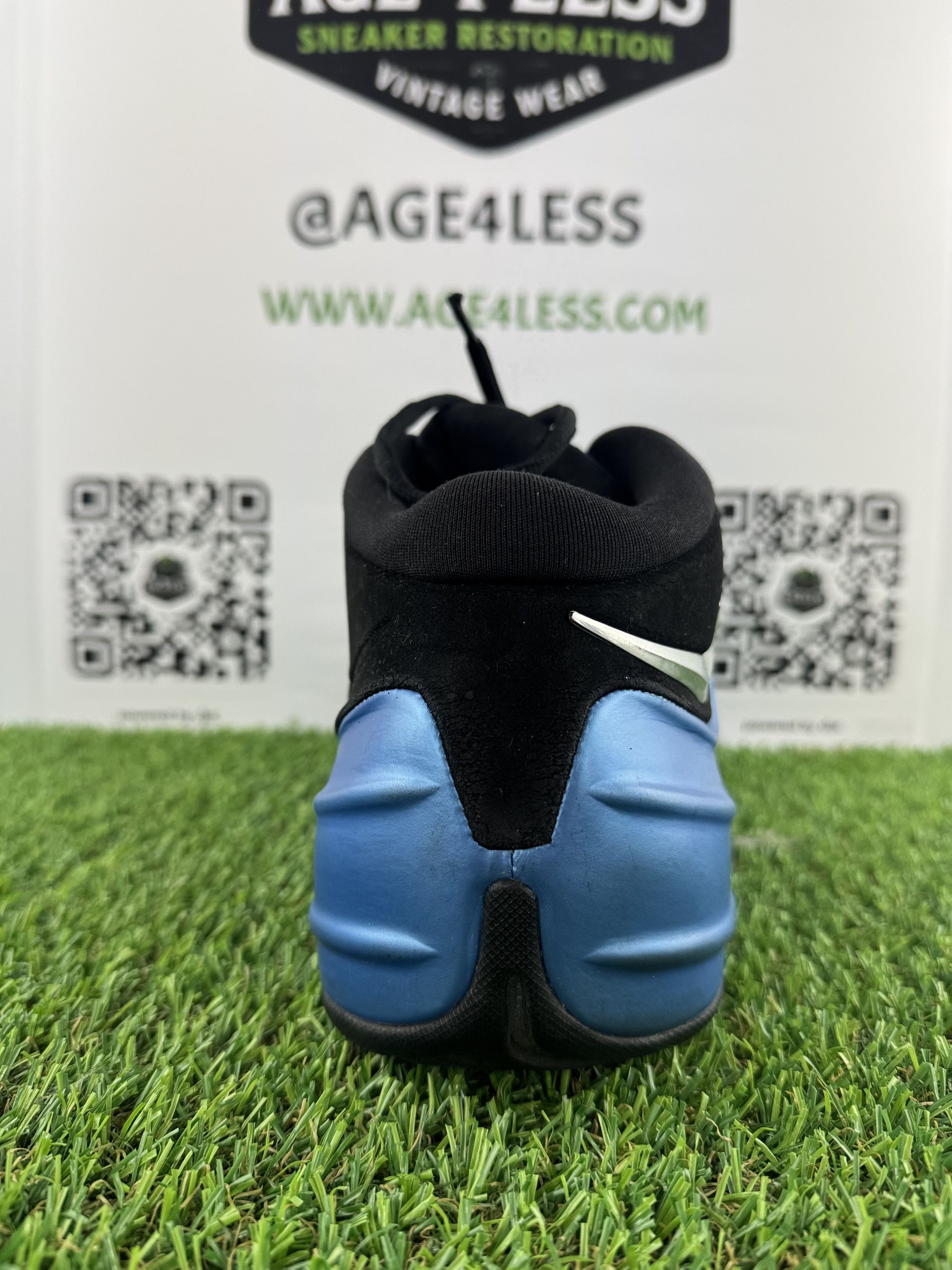 Nike 2002 Nike Air Pureposite Dark Neon Royal 303969-501 Size US 12 / EU 45 - 7 Thumbnail