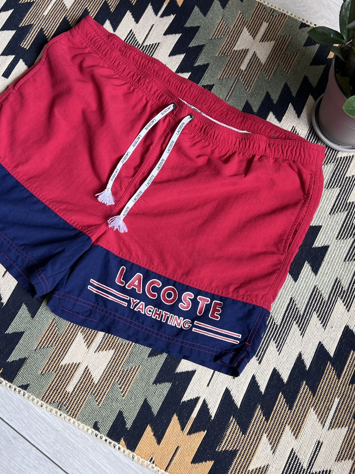 Lacoste Vintage Lacoste Chemise Yachting Swim Shorts Size US 36 / EU 52 - 3 Thumbnail