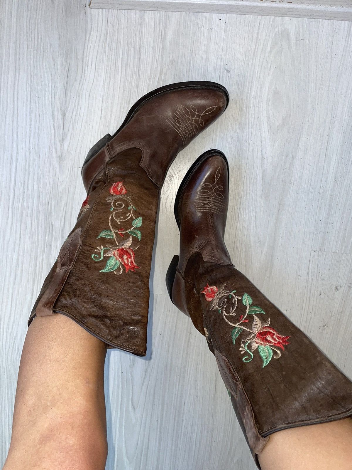 Vintage Vintage cowboy boots Size US 6.5 / IT 36.5 - 1 Thumbnail
