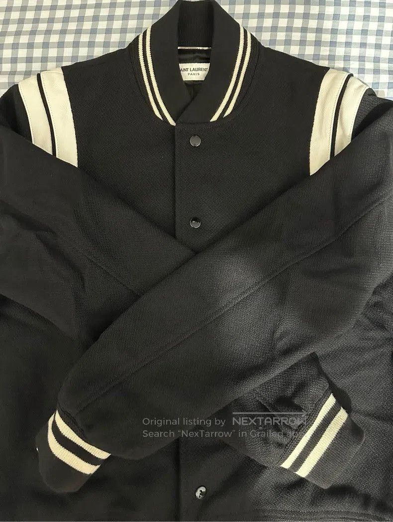 Saint Laurent Paris Saint Laurent Paris Baseball Jacket Size US M / EU 48-50 / 2 - 1 Thumbnail