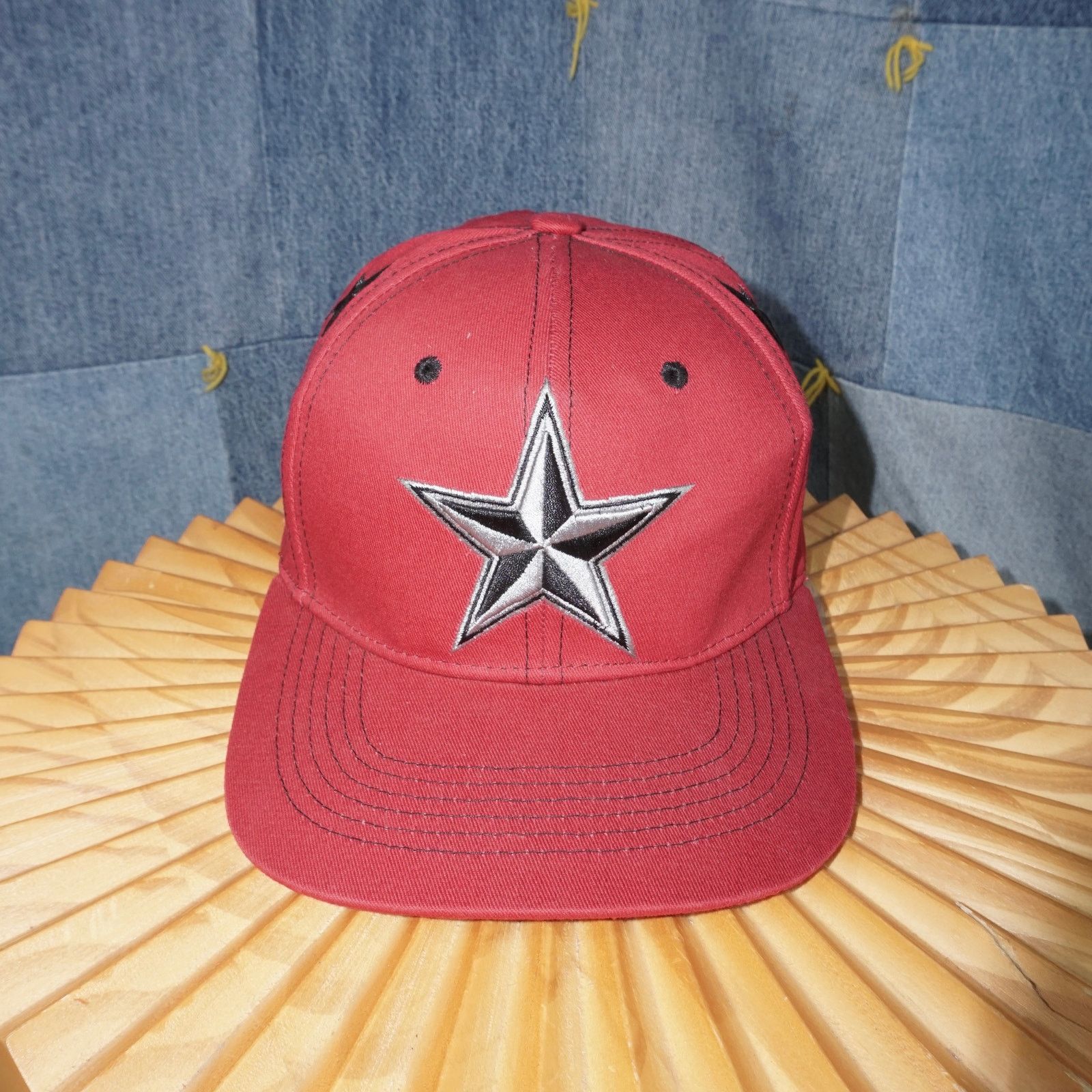 Vintage OSFA - Vintage Y2K embroidered nautical star grunge hat Size ONE SIZE - 1 Thumbnail