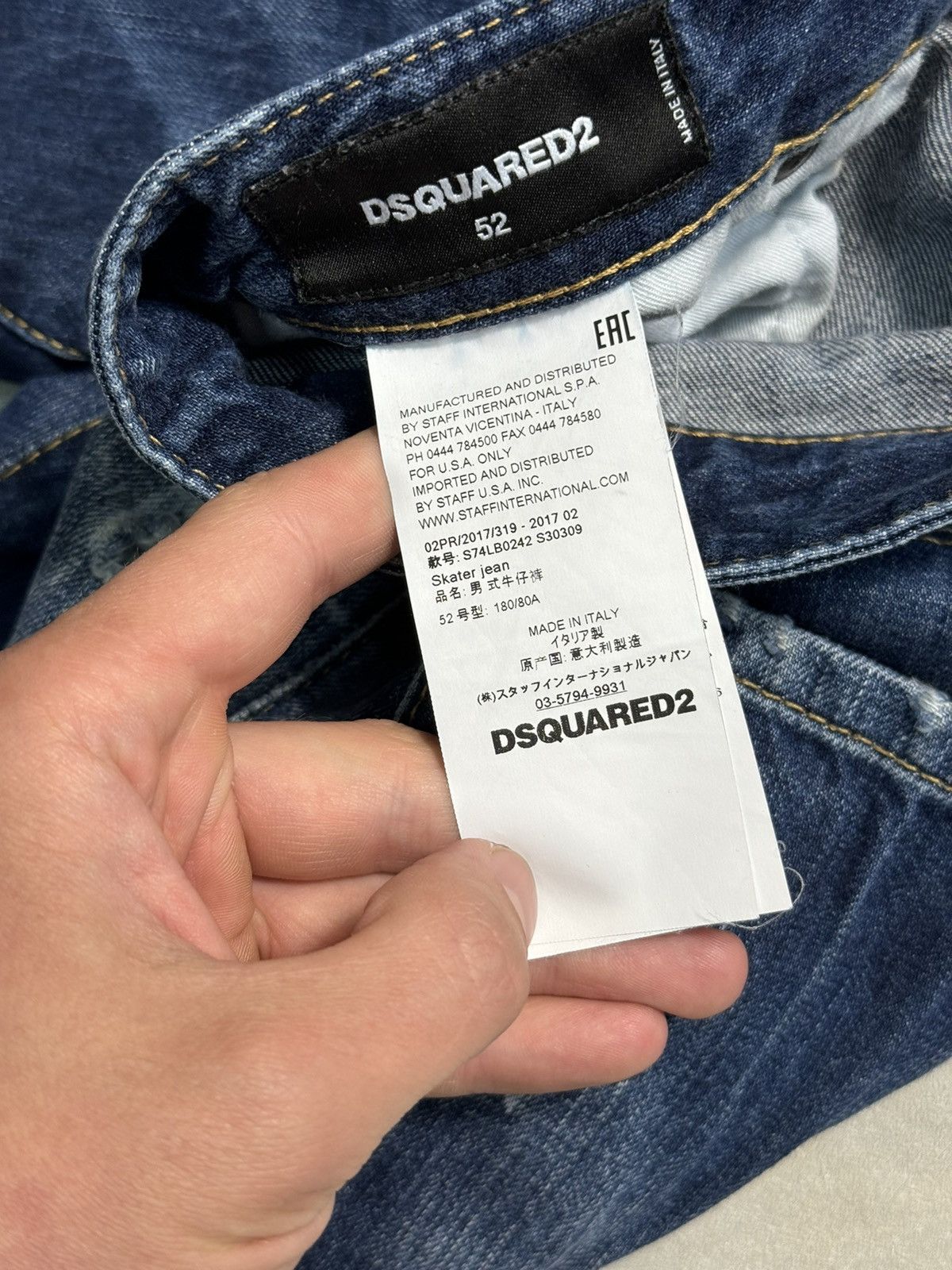 Dsquared2 Dsquared2 Skater Jean Classic Italy denim jeans Size US 36 / EU 52 - 9 Thumbnail
