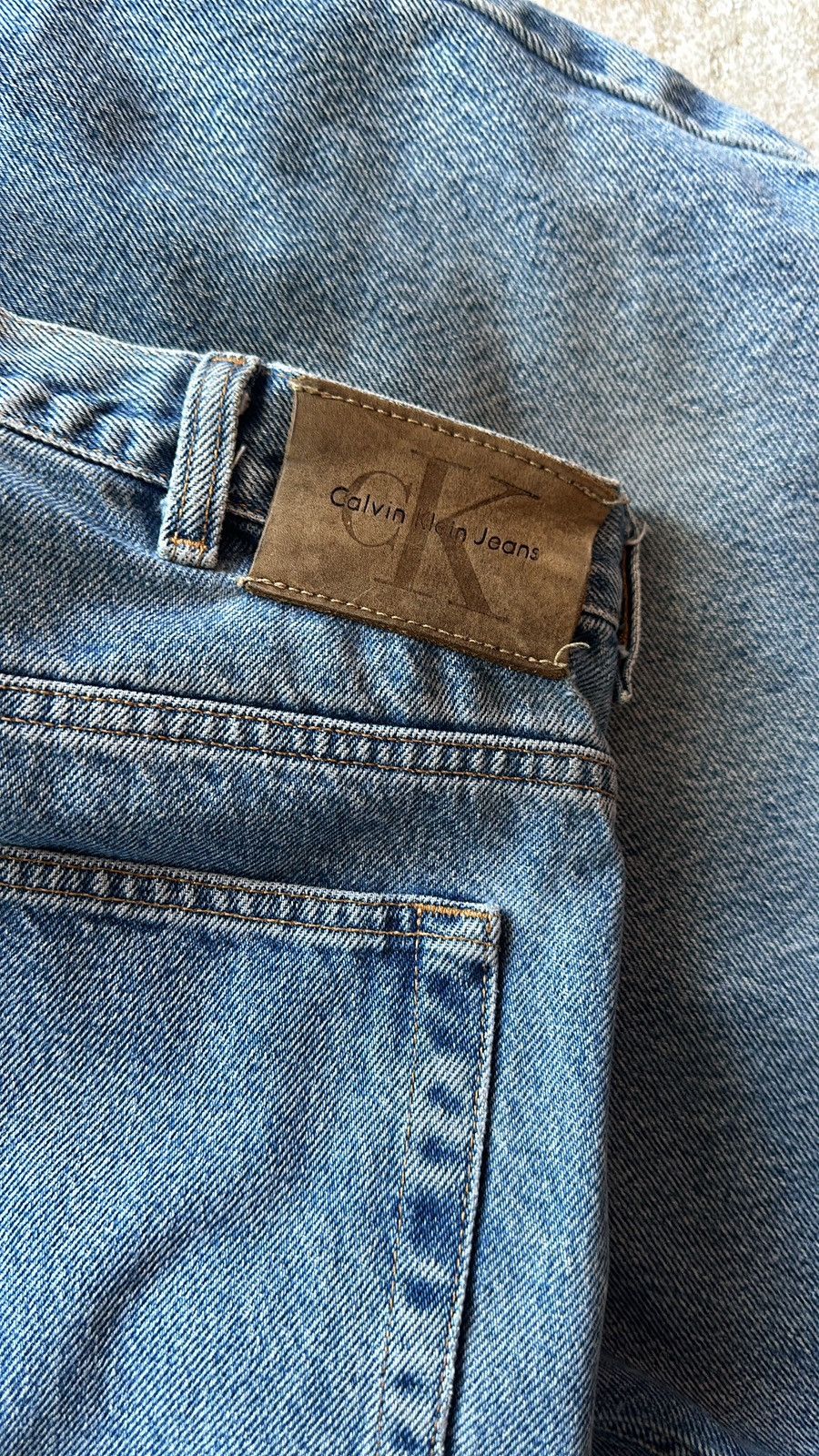 Calvin Klein Vintage Calvin Klein baggy jeans Size US 38 / EU 54 - 2 Thumbnail