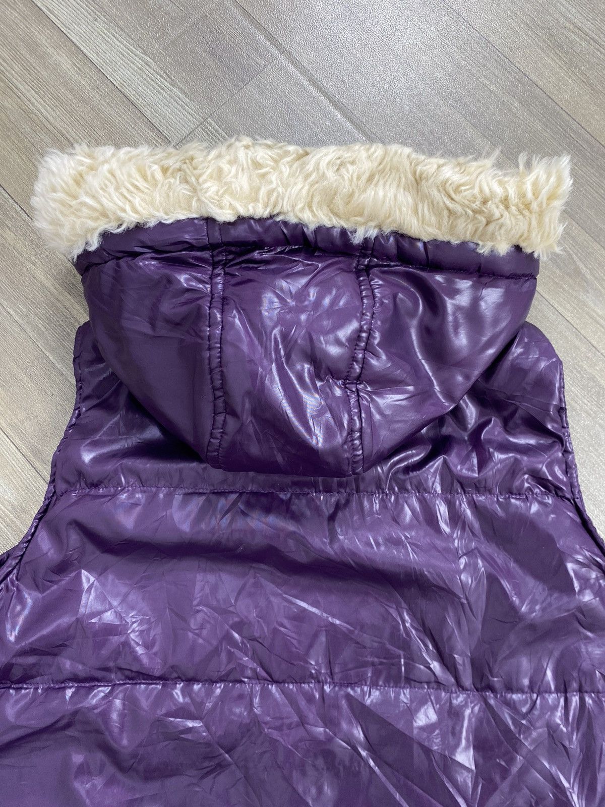 If Six Was Nine 2000s Gospita Fur Vest Puffer Down Jacket Kmrii Lgb Goa Y2K Size US S / EU 44-46 / 1 - 9 Thumbnail