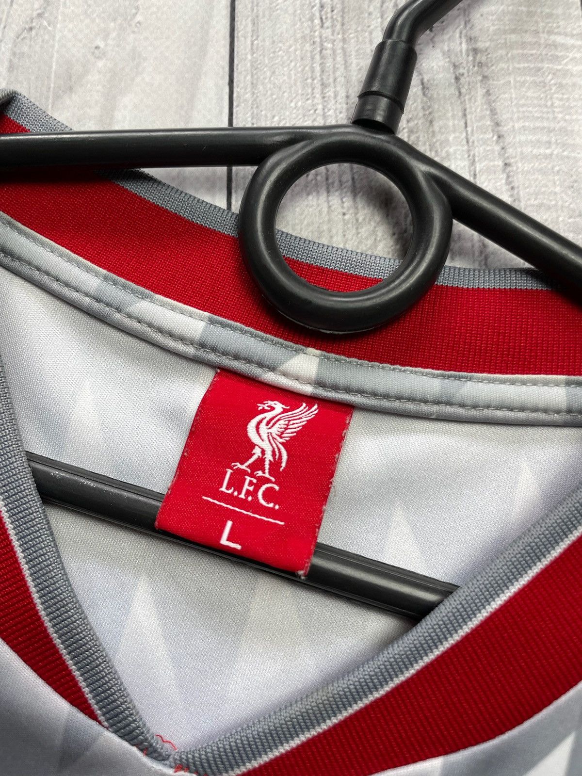 Other × Vintage Vintage Liverpool retro soccer jersey size L logo away Size US L / EU 52-54 / 3 - 6 Thumbnail