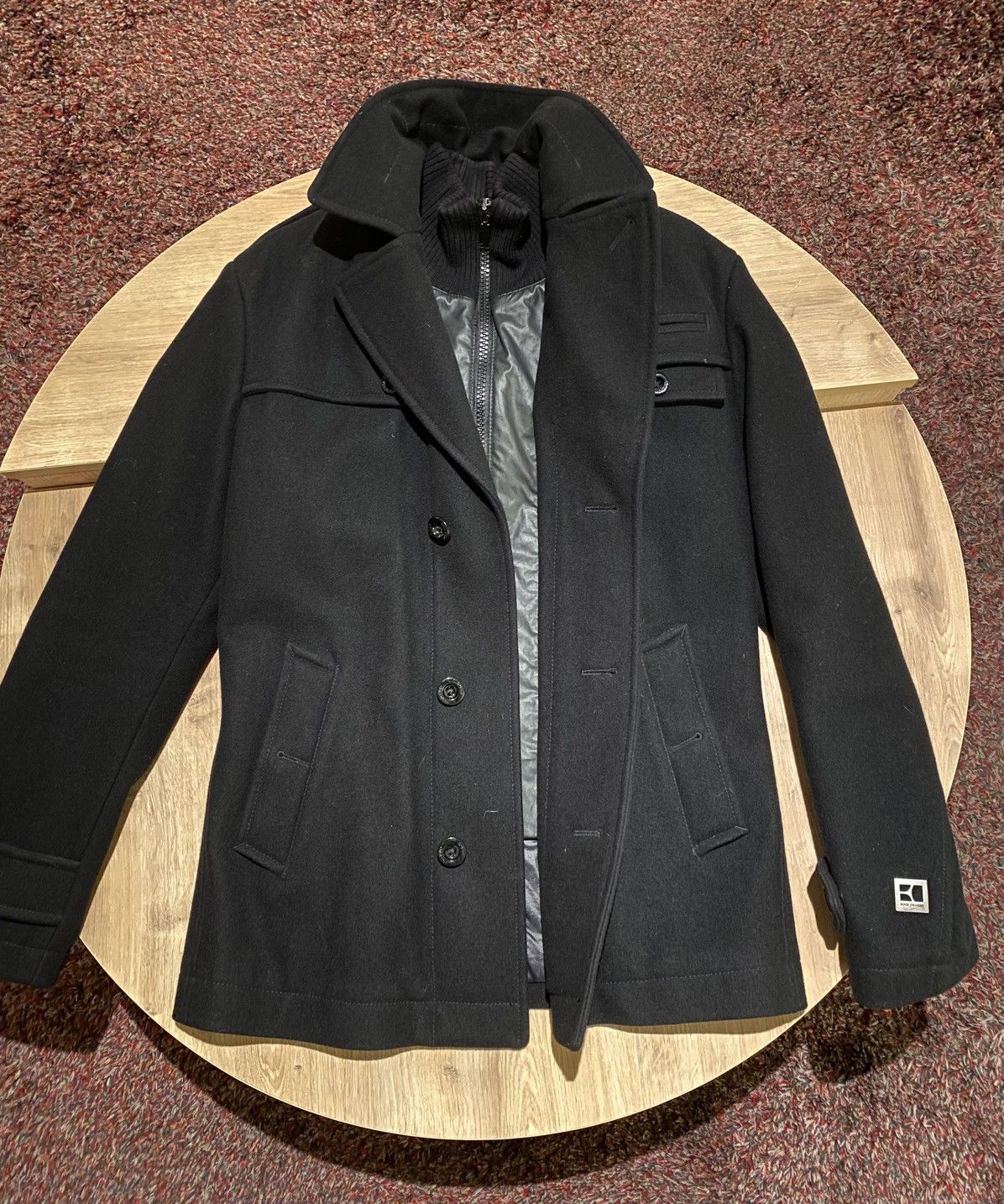 Hugo Boss Hugo Boss Orange - Wool Peacoat Jacket Size US M / EU 48-50 / 2 - 3 Thumbnail