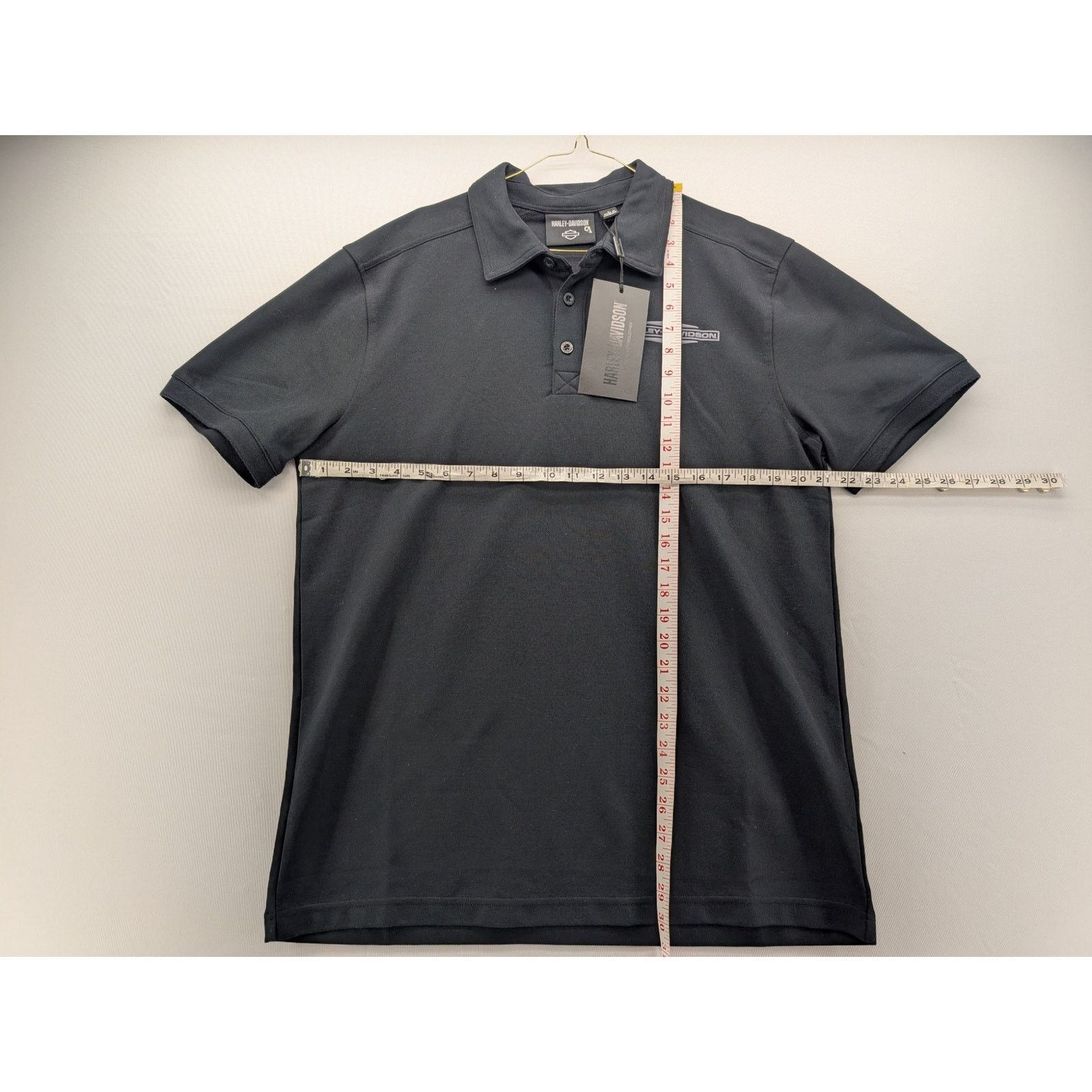 Harley Davidson NWT Harley Davidson Men's Stacked Bar & Shield Polo Size US L / EU 52-54 / 3 - 6 Thumbnail