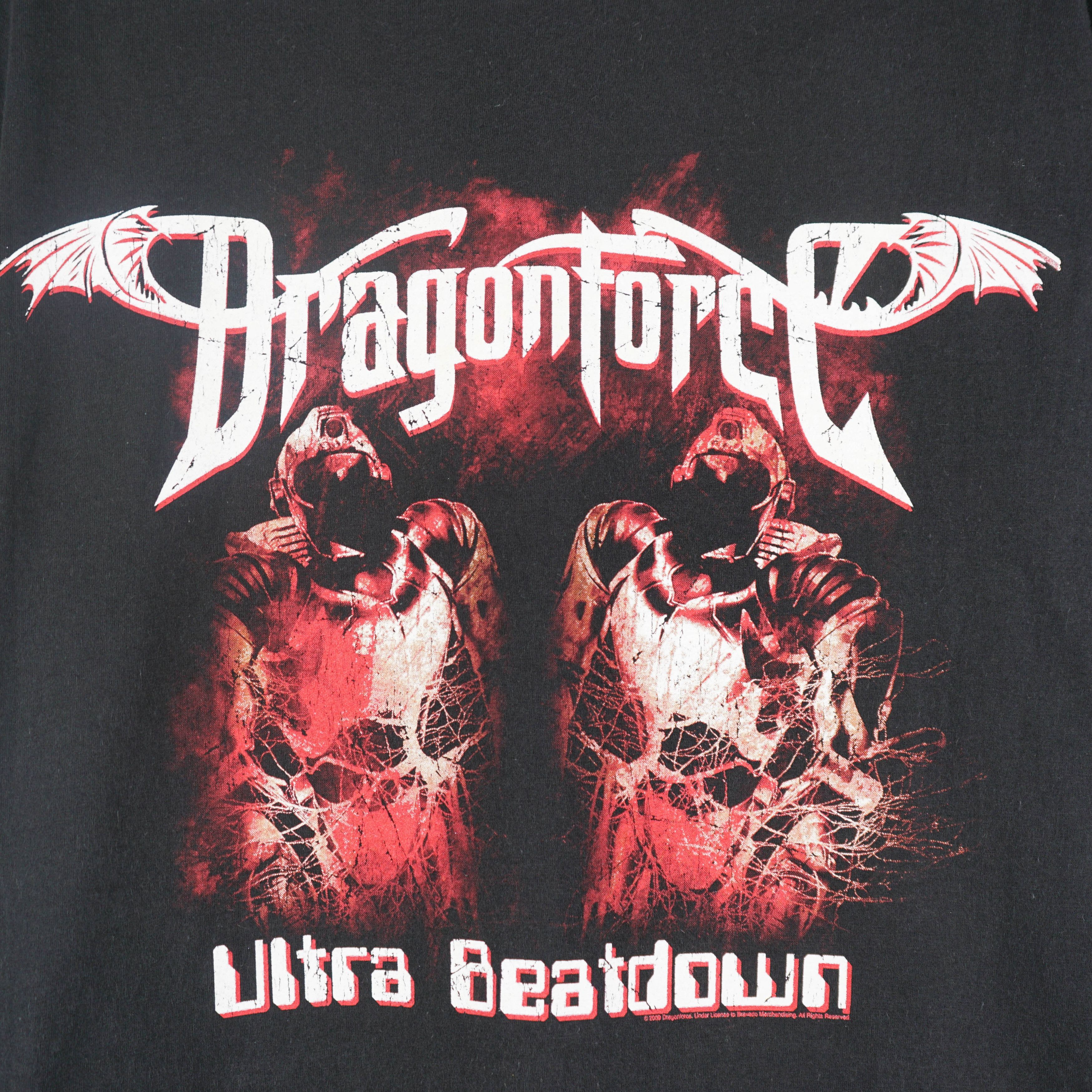 Band Tees × Vintage vintage 2009 DragonForce T-Shirt 09 Tour Size US M / EU 48-50 / 2 - 2 Thumbnail
