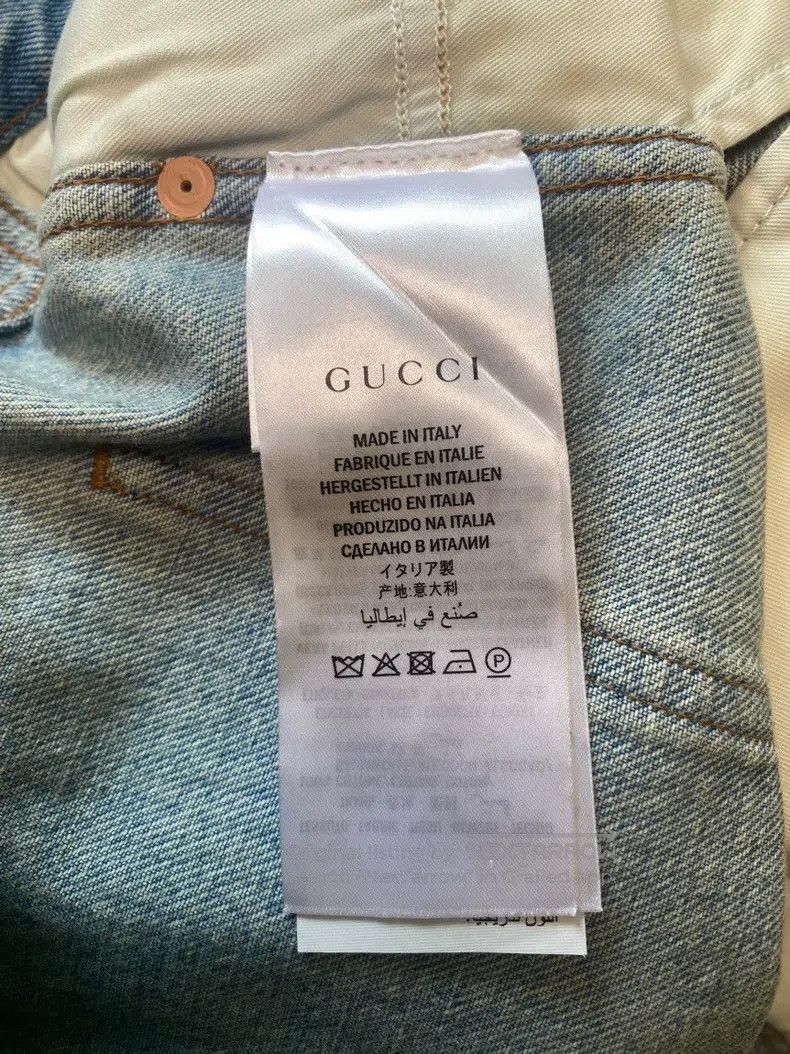 Gucci Gucci Striped webbing tapered jeans Size 42" / US 20 - 8 Thumbnail