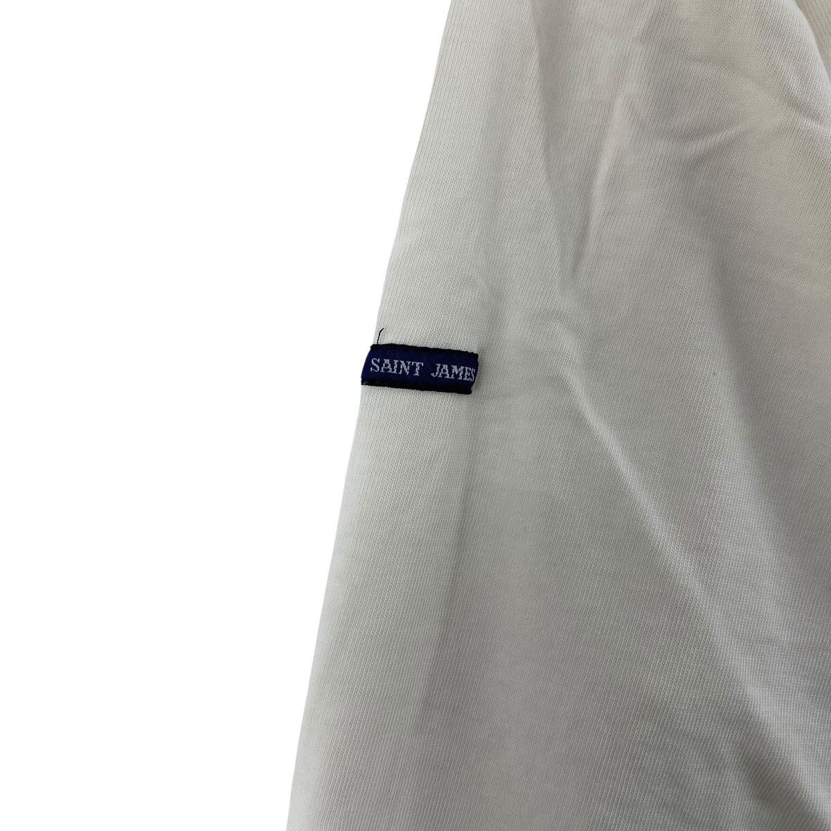 Saint James × Vintage Vintage SAINT JAMES Made In France Crest Polo Tee Shirt Size L / US 10 / IT 46 - 4 Thumbnail