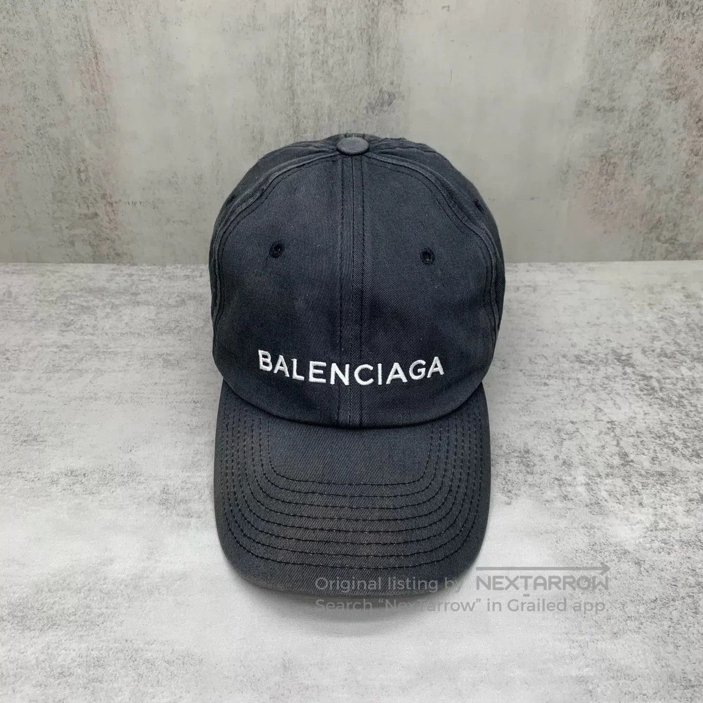 Balenciaga Balenciaga Black Washed Cap in Size L. Size ONE SIZE - 1 Thumbnail