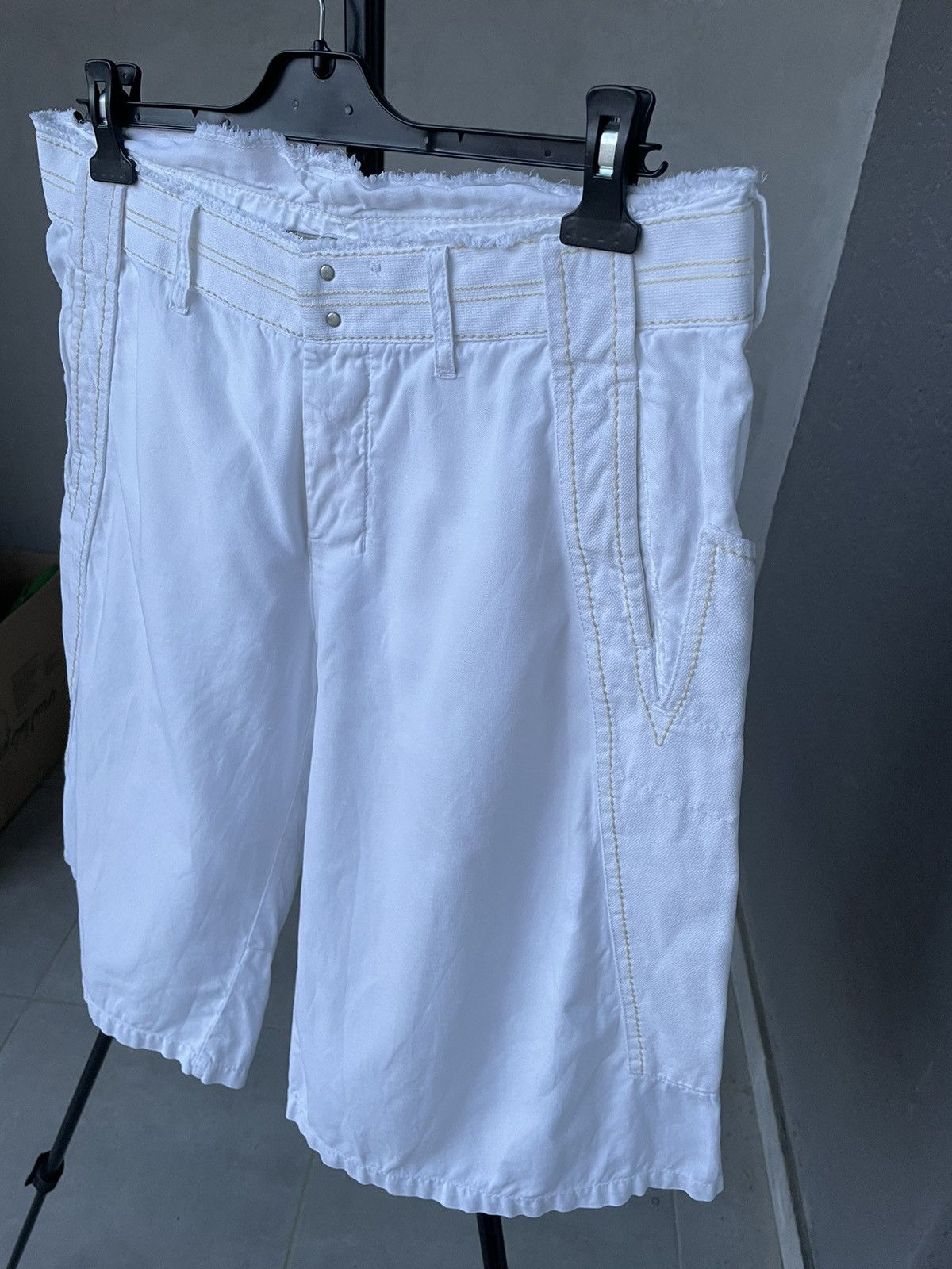 Marithe + Francois Girbaud × Vintage Le Jean De Marithe Francois Girbaud rap shorts Size US 33 - 3 Thumbnail