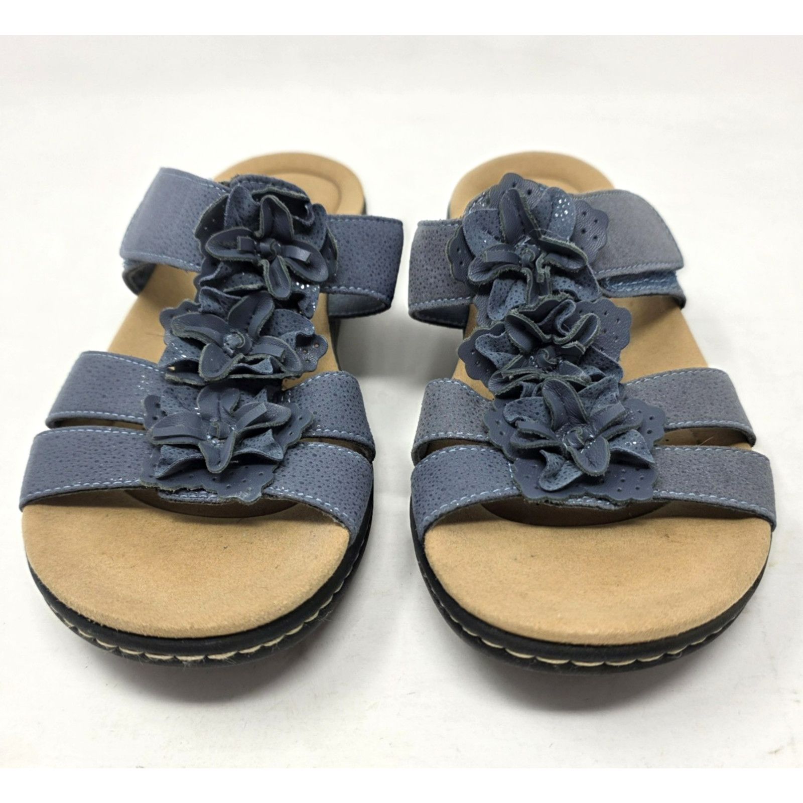 Clarks Clarks Women's 7 US Laurieann Judi Flat Sandal Leather Shoes Size US 7 / IT 37 - 3 Thumbnail