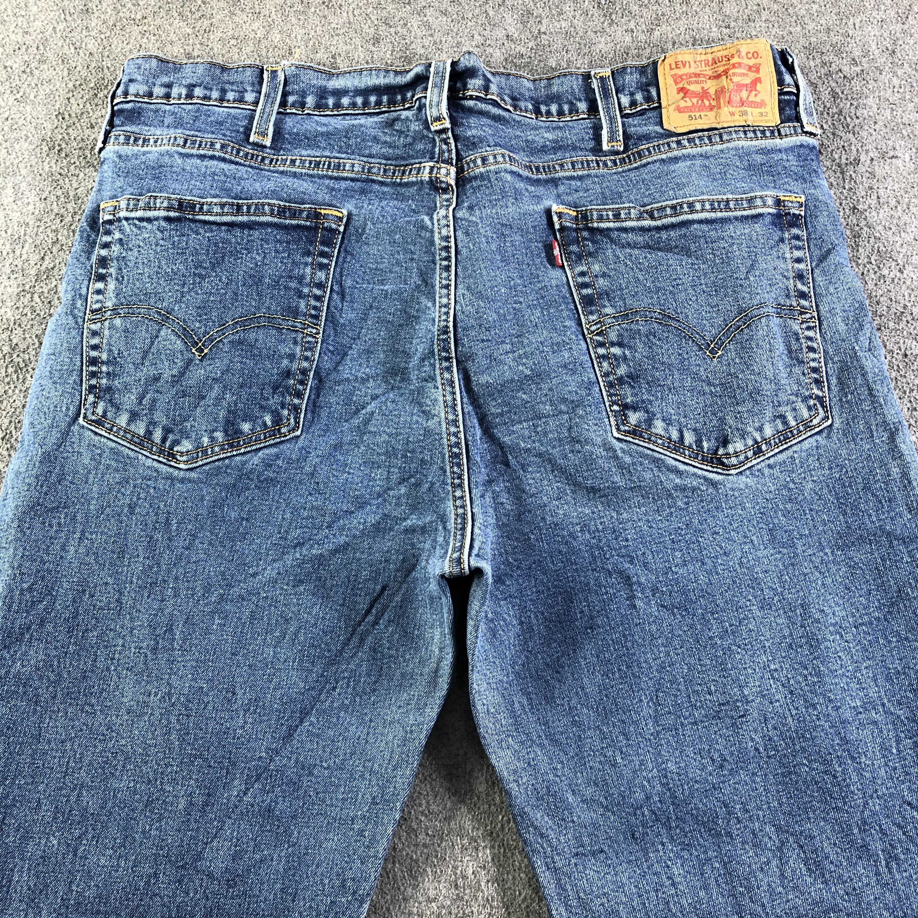 Levi's Vintage Blue Wash Levis 514 Jeans-J4251 Size US 38 / EU 54 - 4 Thumbnail