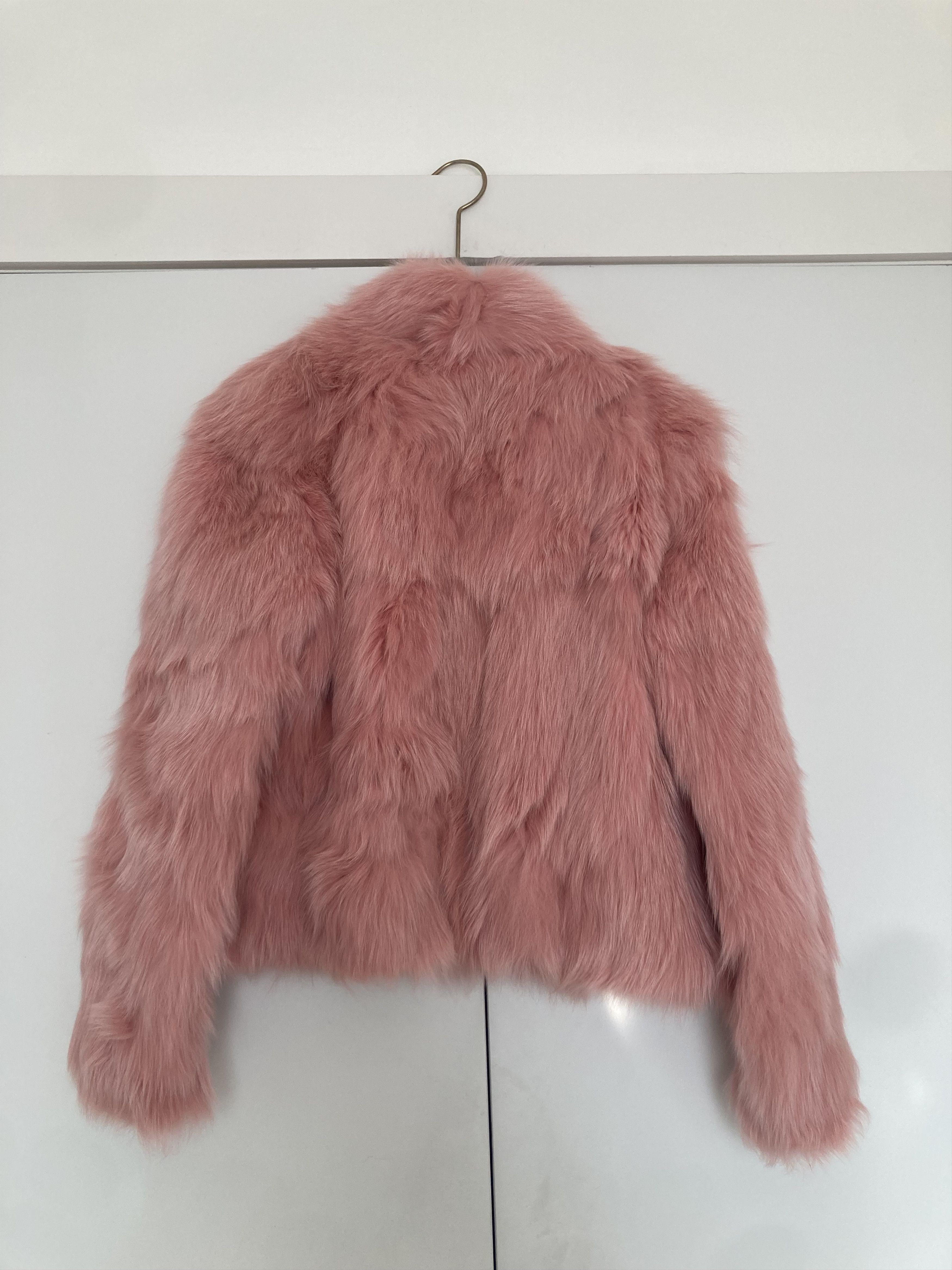 Vintage pink fur coat (fox) Size M / US 6-8 / IT 42-44 - 4 Thumbnail