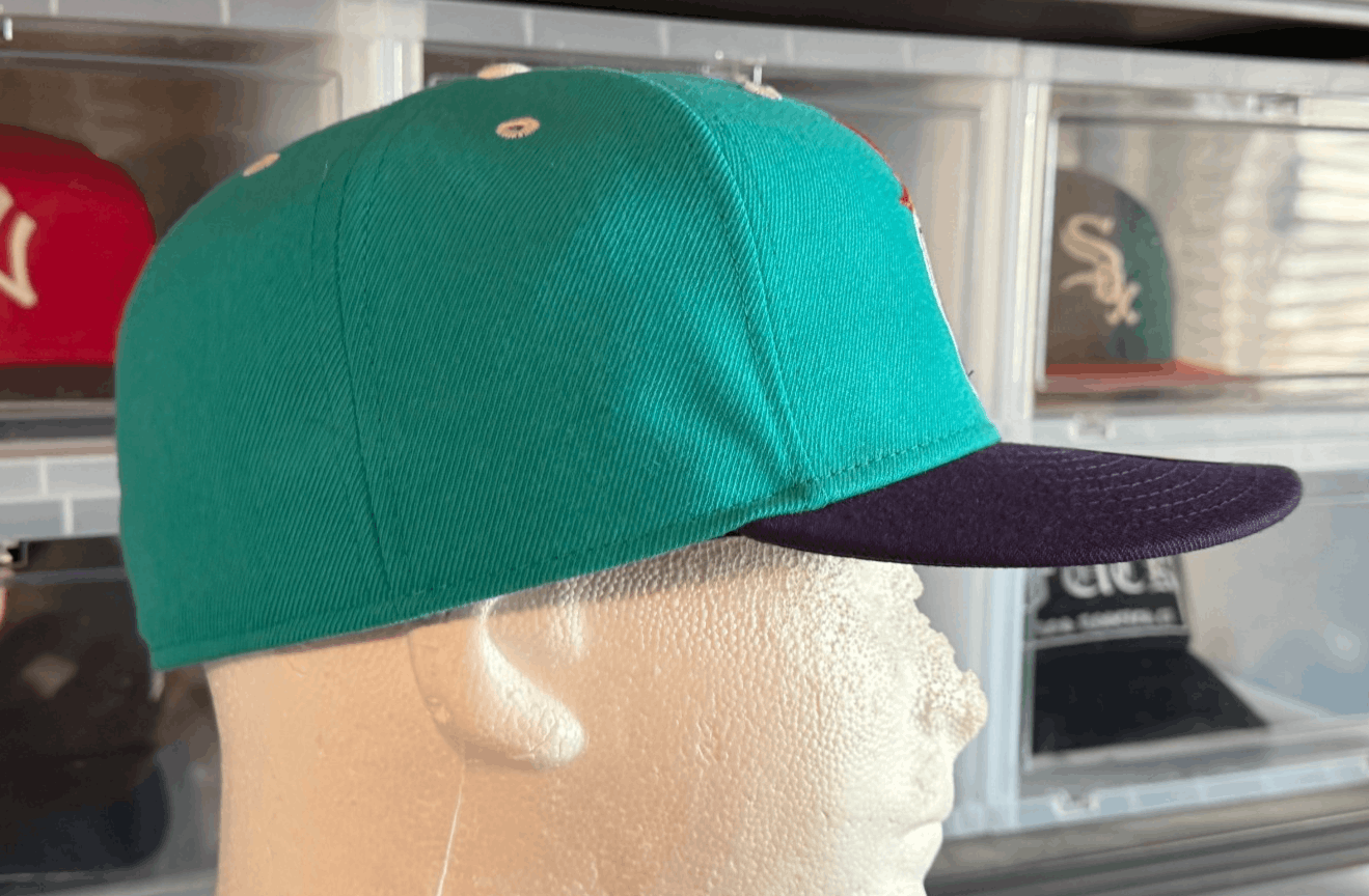 The Hundreds The Hundreds New Era Vintage Teal & Purple Adam Bomb Fitted Size ONE SIZE - 3 Thumbnail