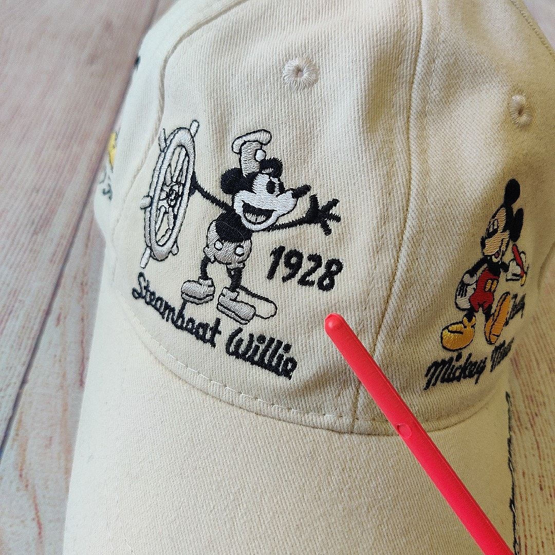 Disney Vintage Y2K history Mickey embroidered adult baseball cap Size ONE SIZE - 12 Thumbnail