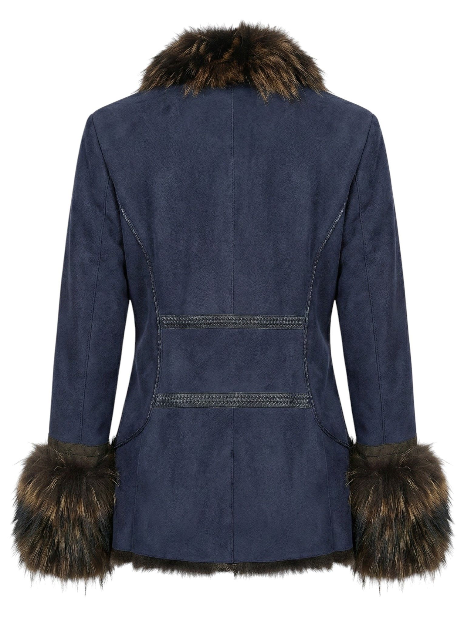 Roberto Cavalli SHEARLING LEATHER HEAVY COAT Size L / US 10 / IT 46 - 2 Thumbnail