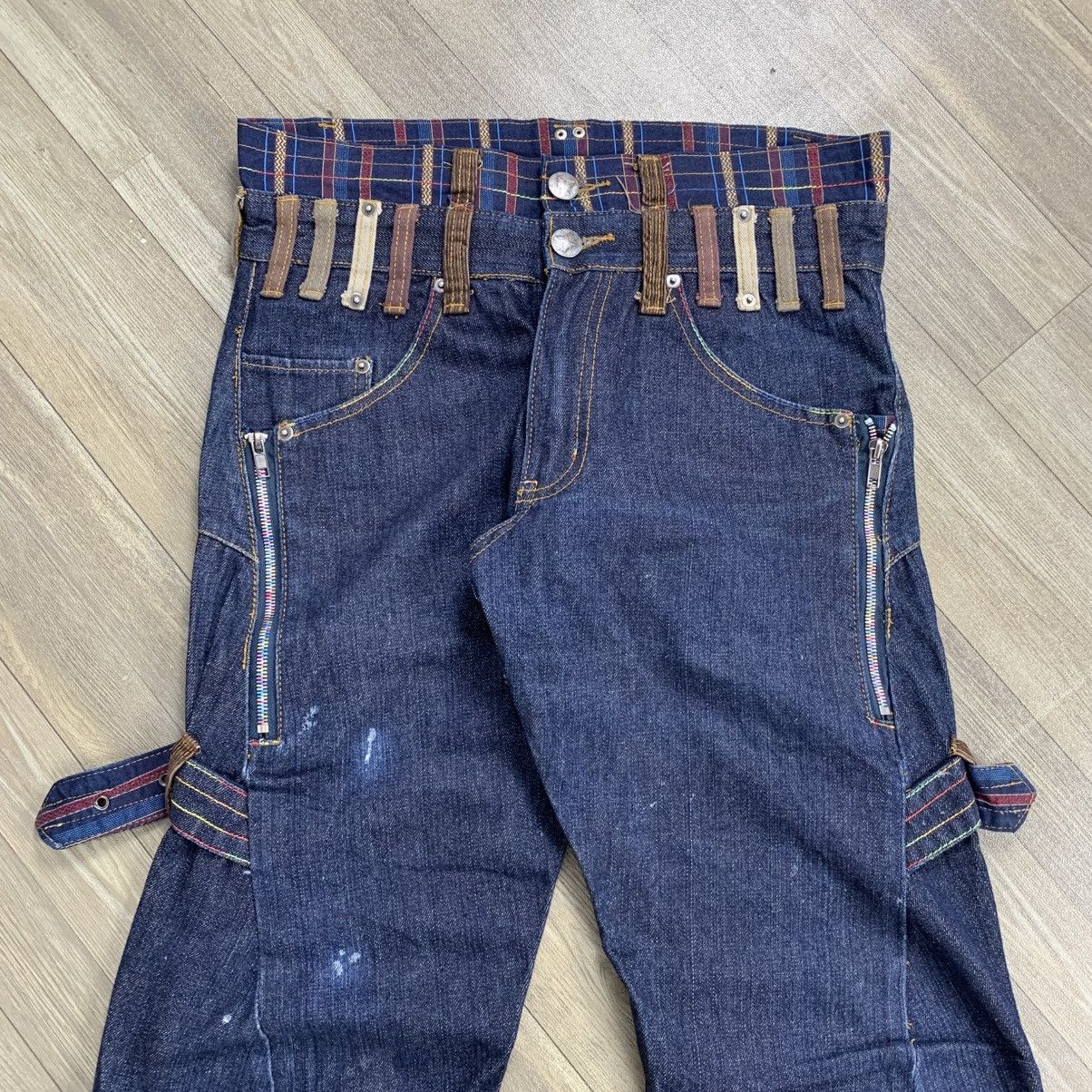 20471120 BreathMINt Double Waist Lgb Ifsix GOA Style Denim Pants Size US 32 / EU 48 - 3 Thumbnail