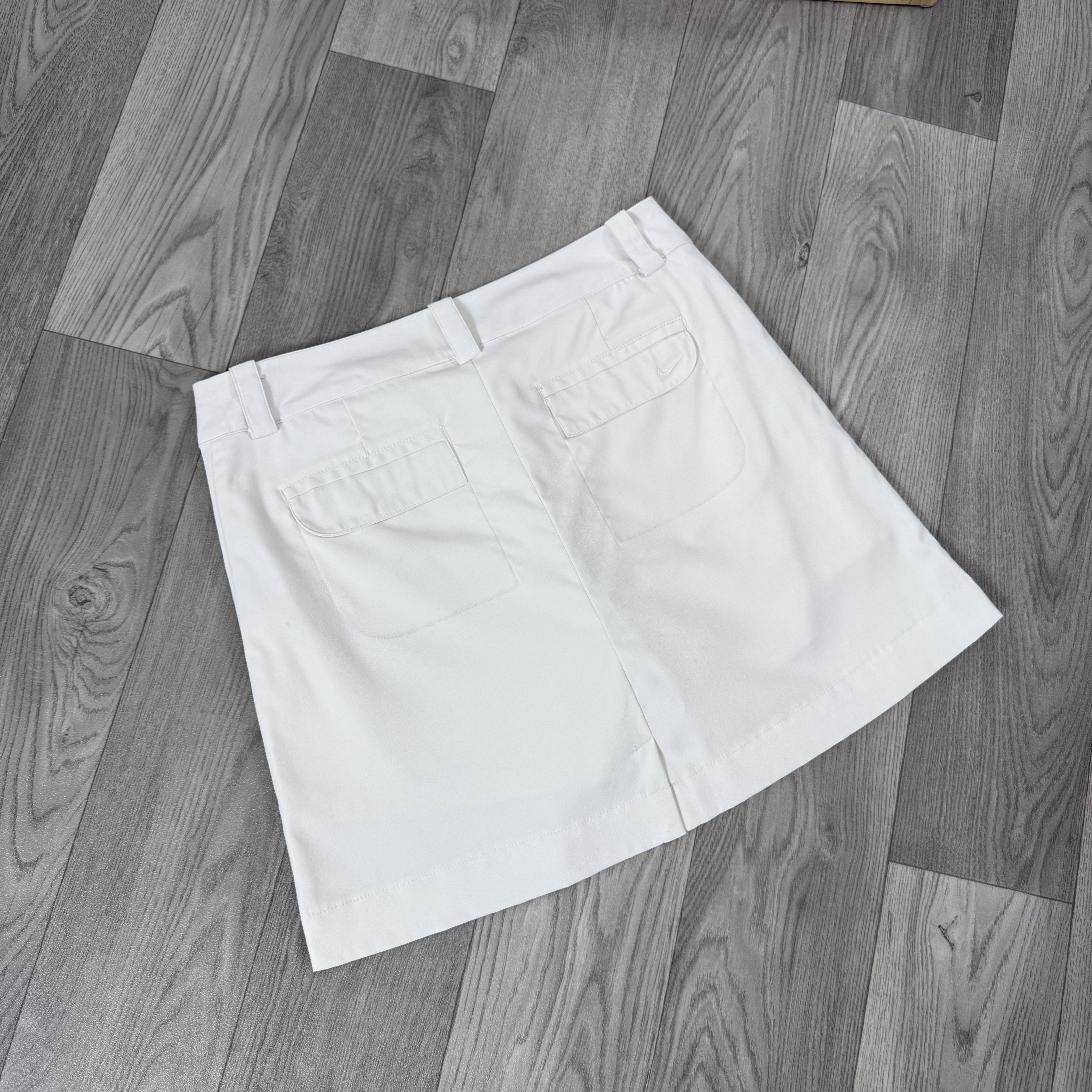 Nike Vintage Nike 90s White Tennis Golf Old Money Midi Skirt Size 28" / US 6 / IT 42 - 6 Thumbnail