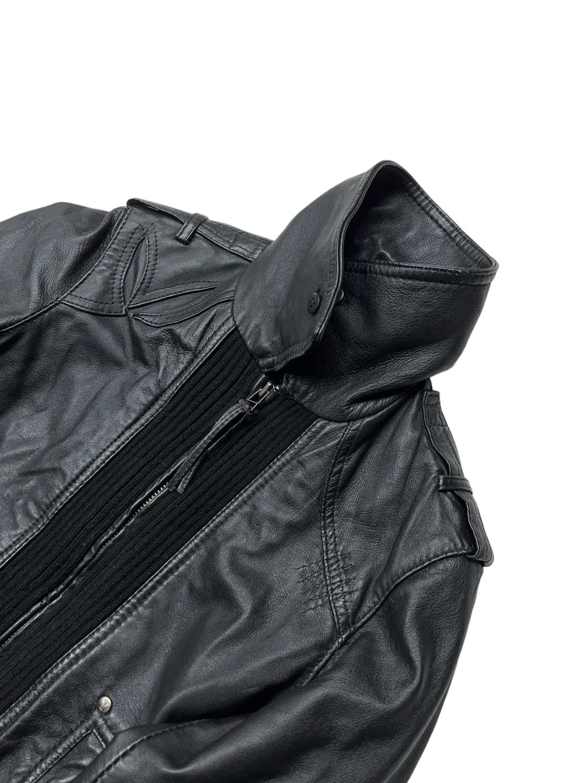 Playboy y2k Playboy Leather Jacket Bomber Size S / US 4 / IT 40 - 11 Thumbnail